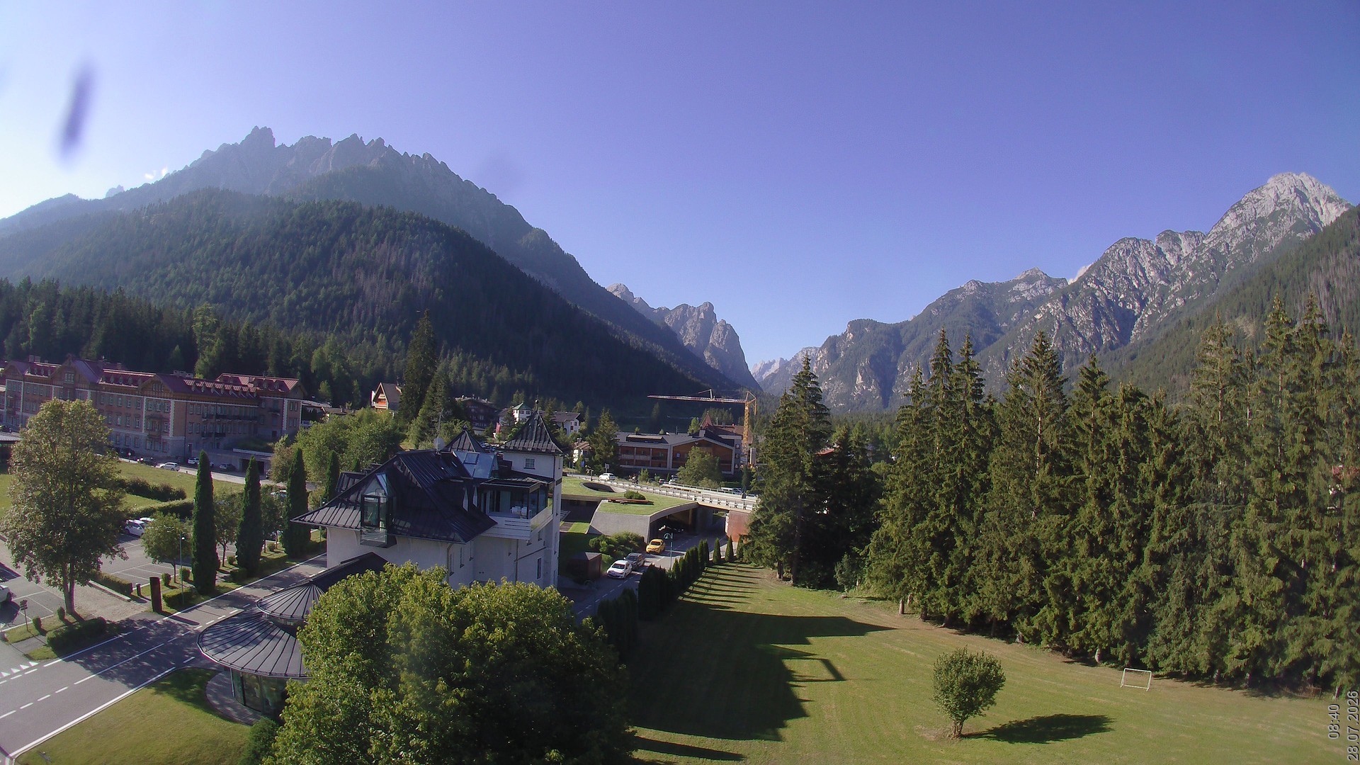 Archived image Webcam Apparthotel Germania - Höhlenstein Valley