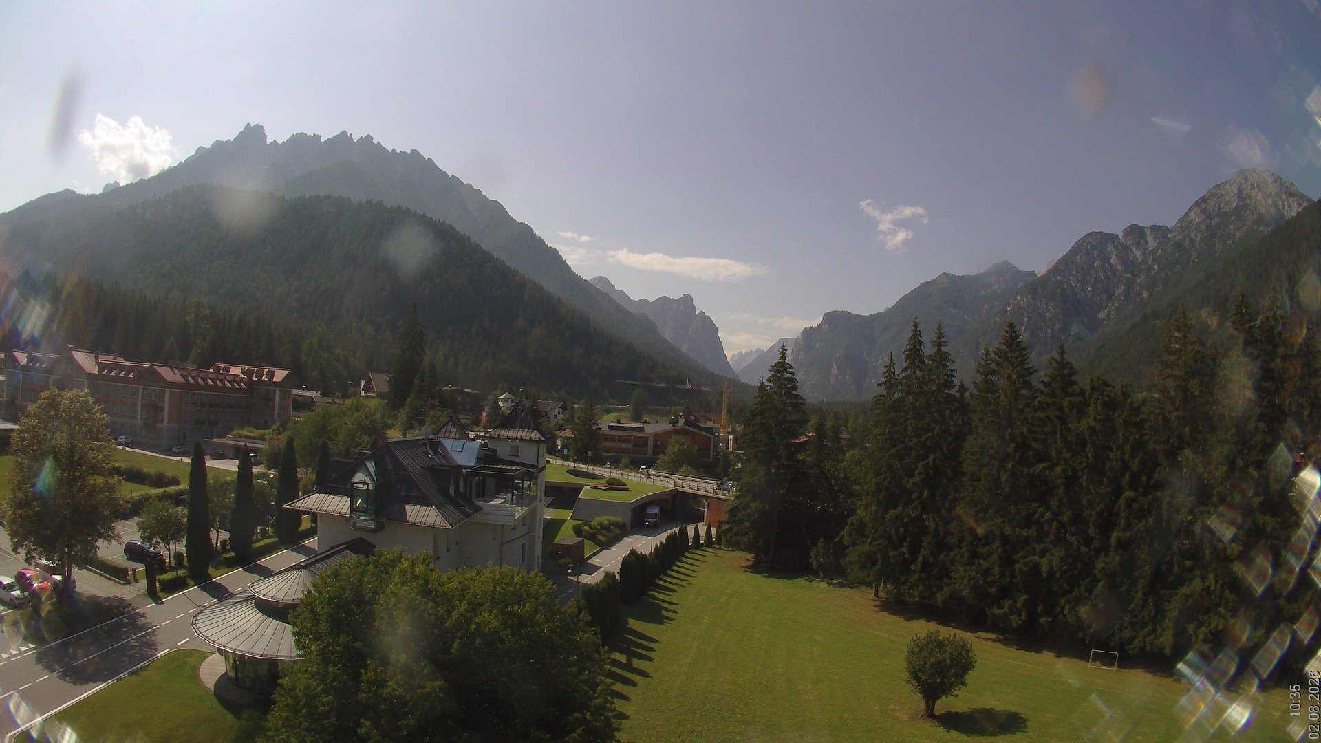 Archiv Foto Webcam Apparthotel Germania – Blick auf das Höhlensteintal