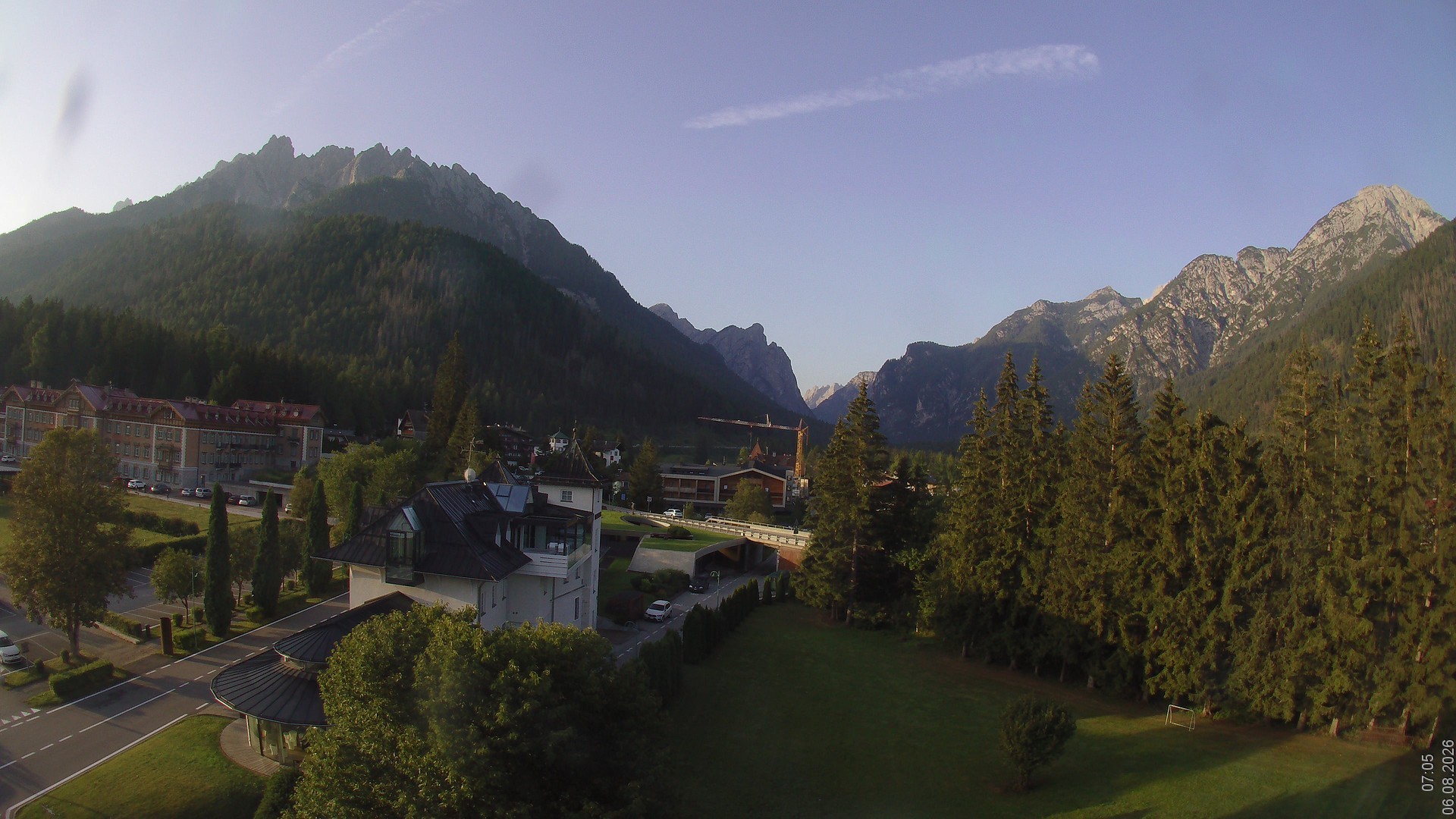 Archiv Foto Webcam Apparthotel Germania – Blick auf das Höhlensteintal