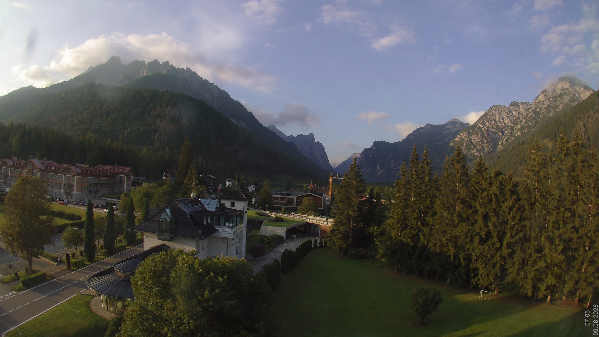 Archived image Webcam Apparthotel Germania - Höhlenstein Valley