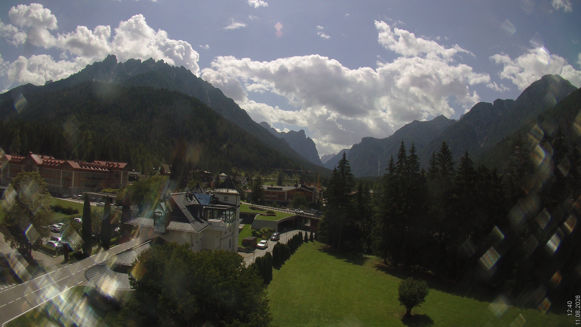 Archived image Webcam Apparthotel Germania - Höhlenstein Valley