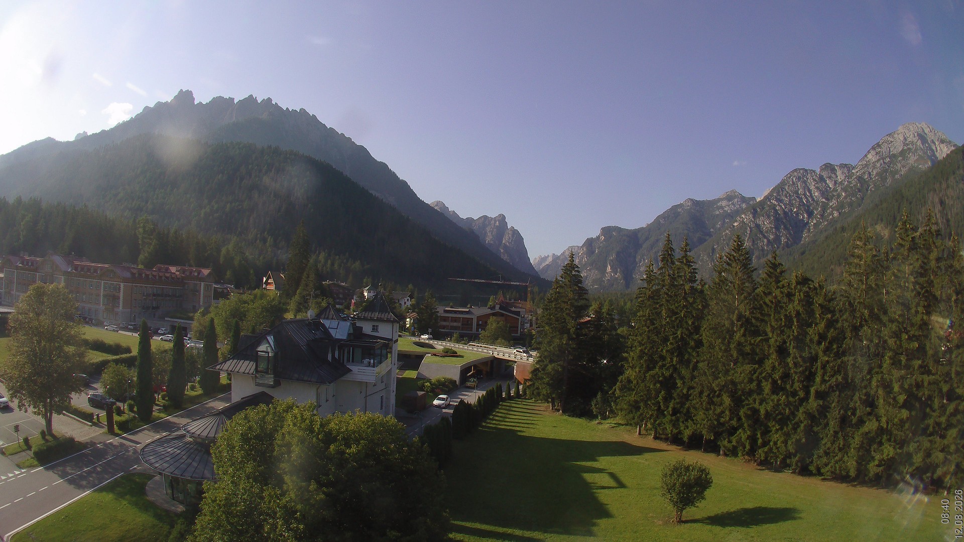 Archiv Foto Webcam Apparthotel Germania – Blick auf das Höhlensteintal