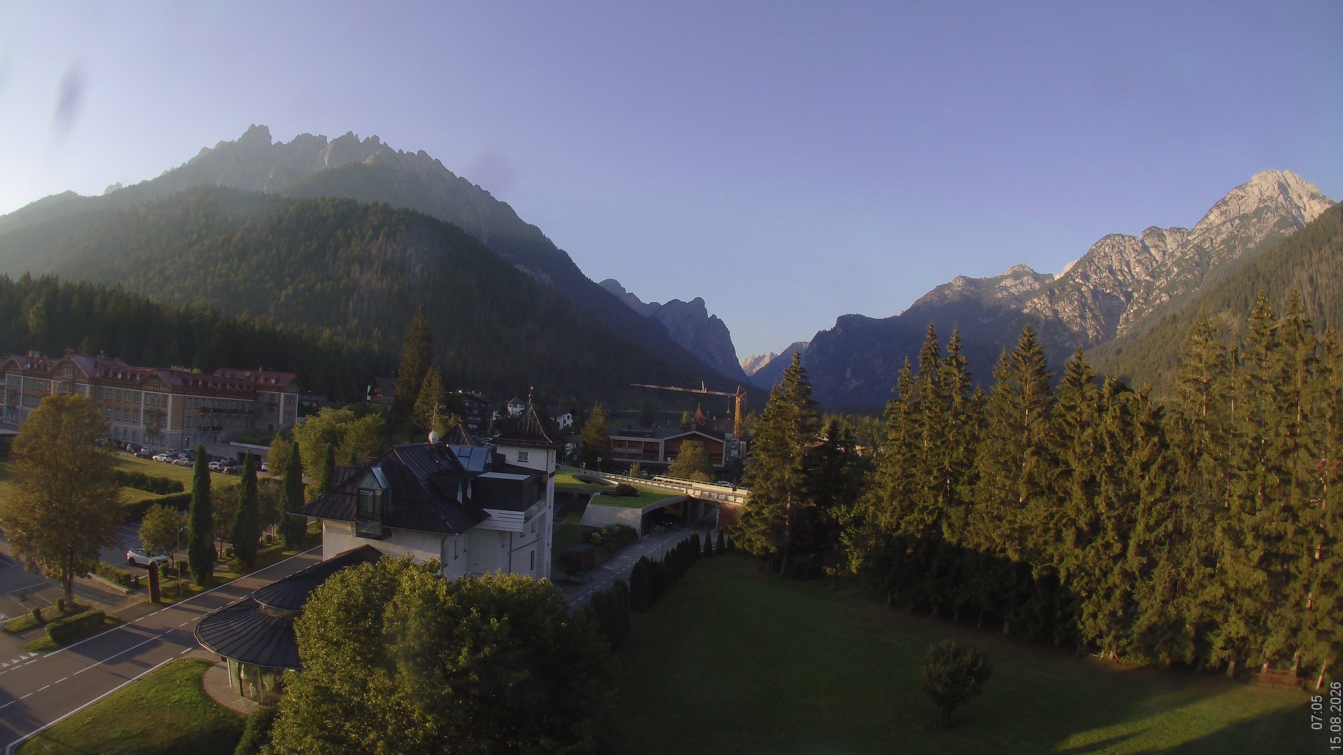 Archiv Foto Webcam Apparthotel Germania – Blick auf das Höhlensteintal