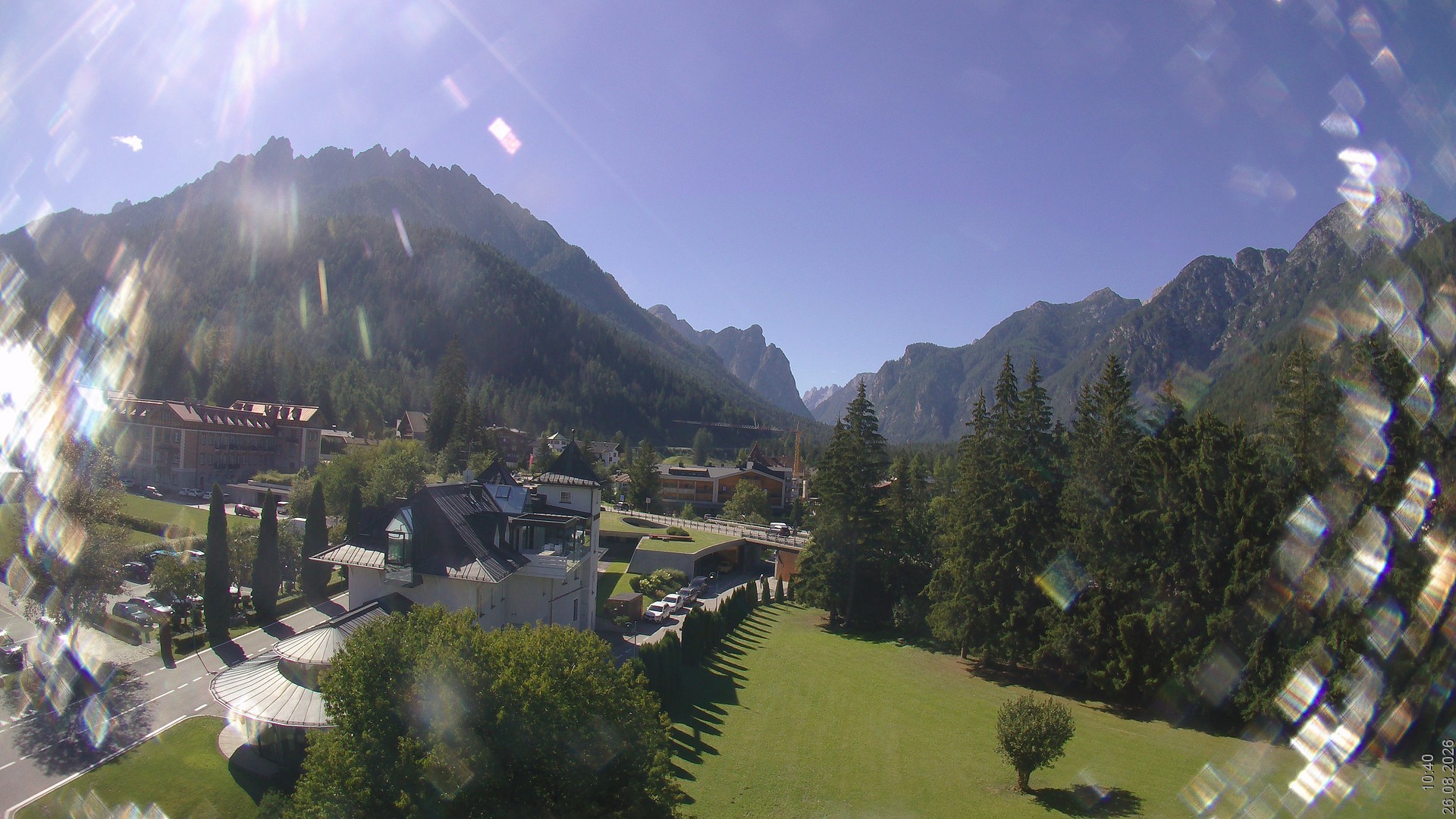 Archiv Foto Webcam Apparthotel Germania – Blick auf das Höhlensteintal