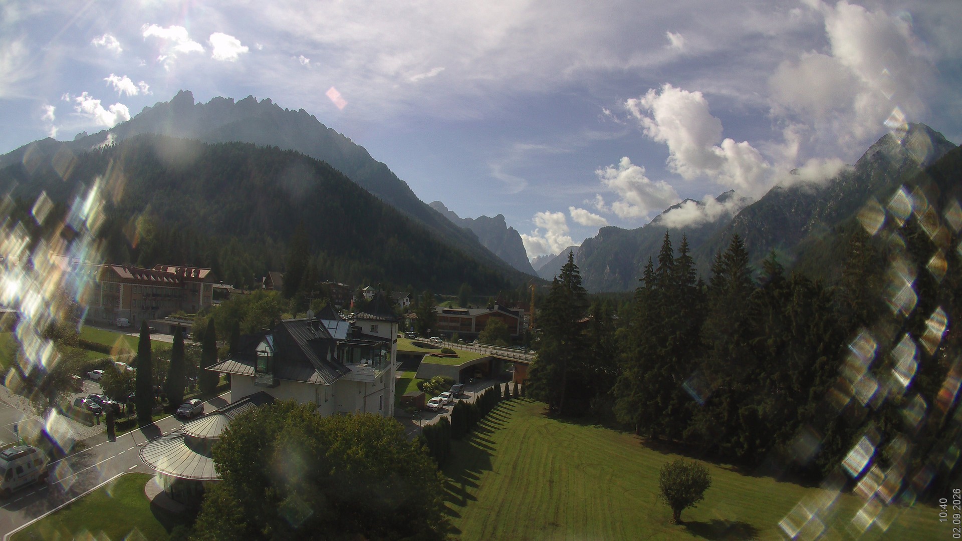 Archiv Foto Webcam Apparthotel Germania – Blick auf das Höhlensteintal