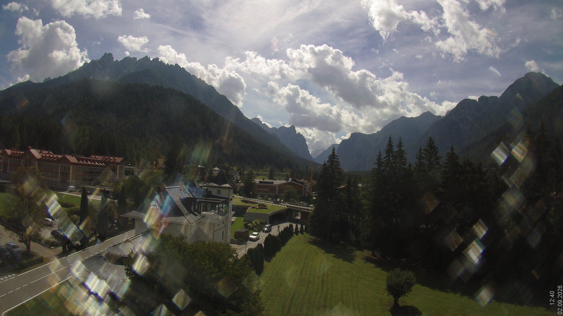 Archiv Foto Webcam Apparthotel Germania – Blick auf das Höhlensteintal
