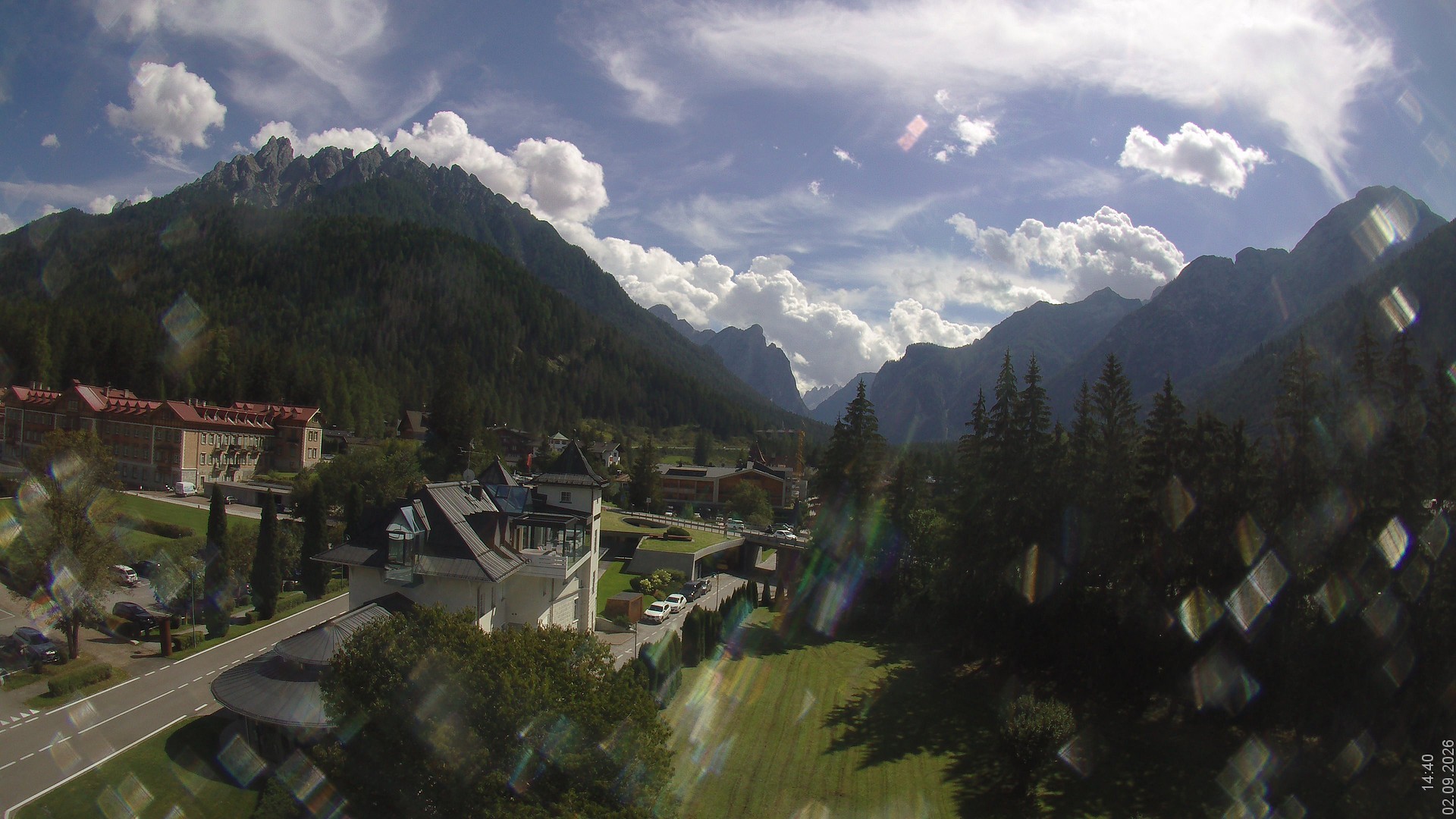 Archiv Foto Webcam Apparthotel Germania – Blick auf das Höhlensteintal
