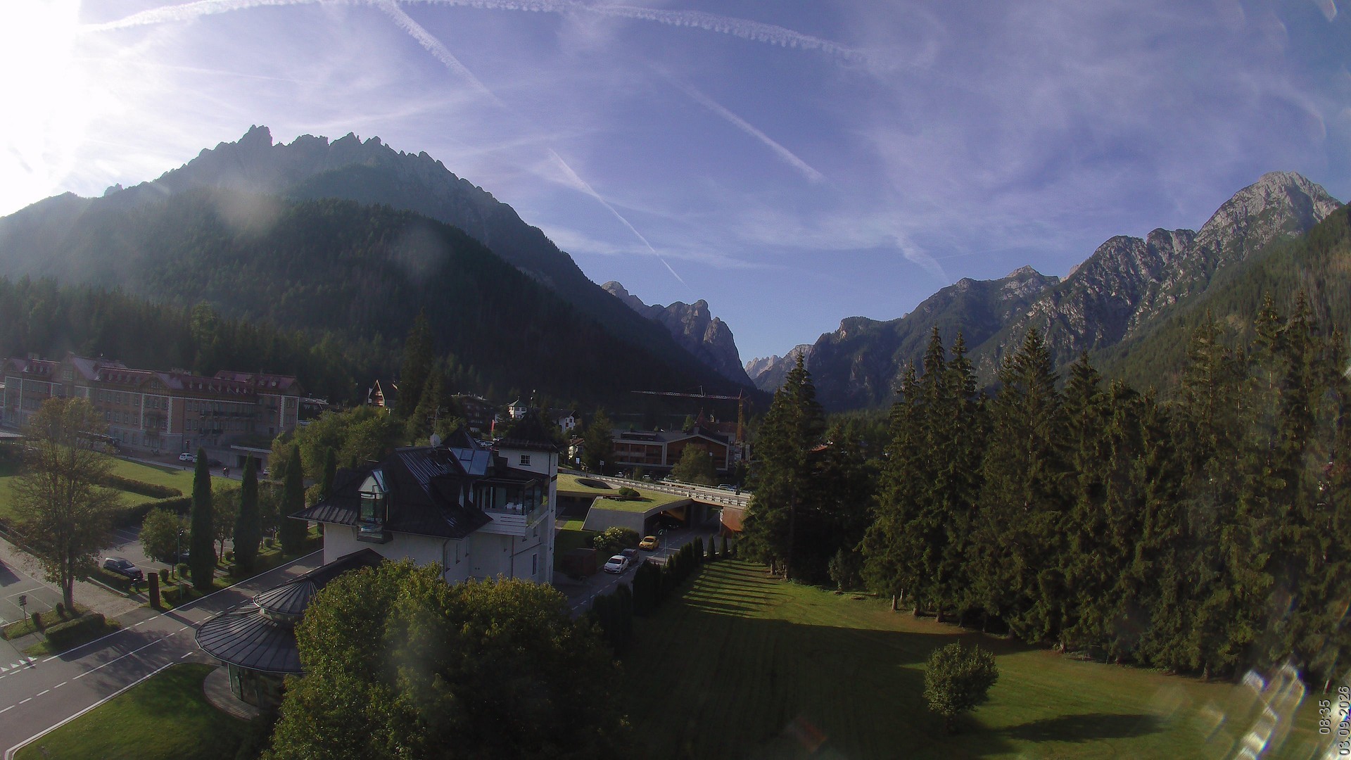 Archived image Webcam Apparthotel Germania - Höhlenstein Valley