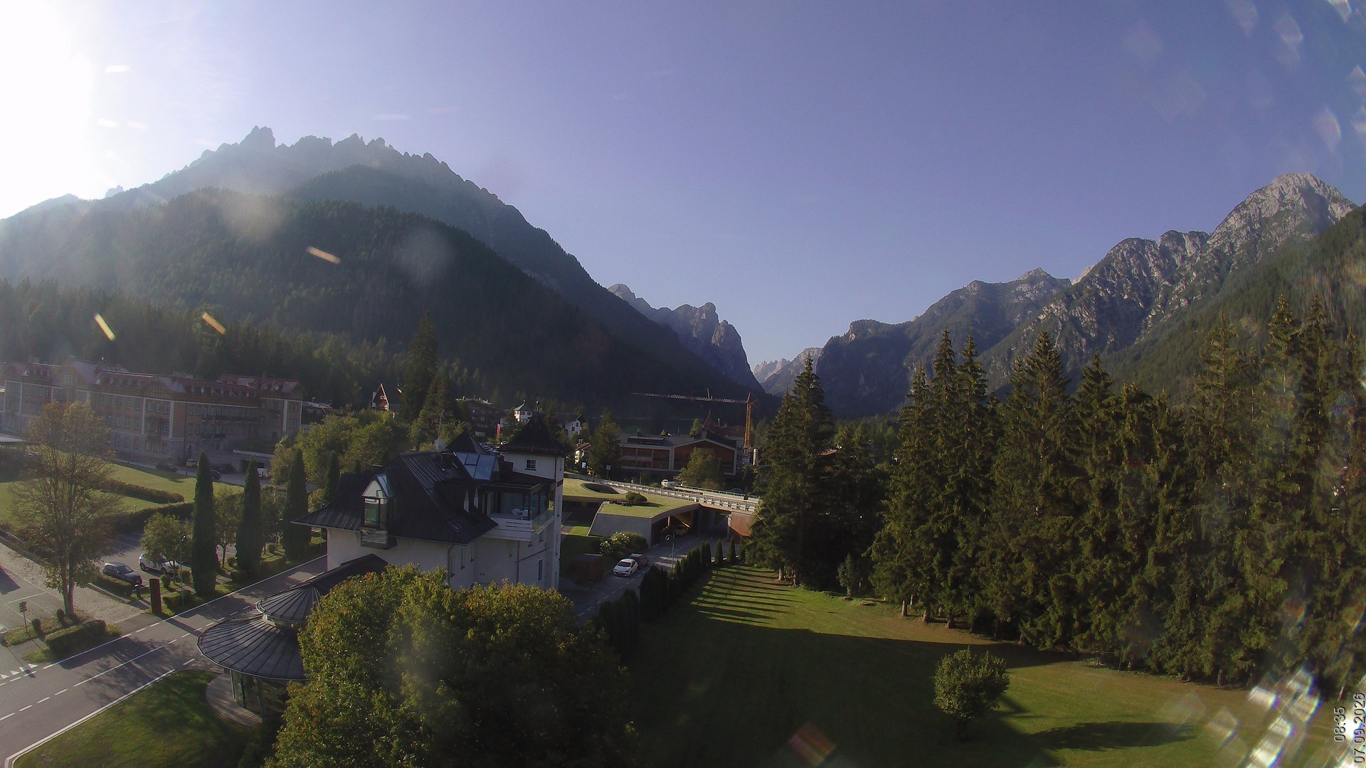 Archiv Foto Webcam Apparthotel Germania – Blick auf das Höhlensteintal