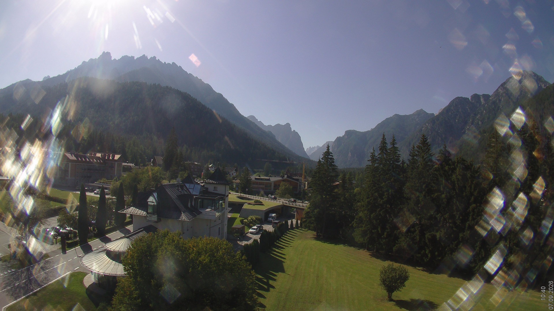 Archiv Foto Webcam Apparthotel Germania – Blick auf das Höhlensteintal