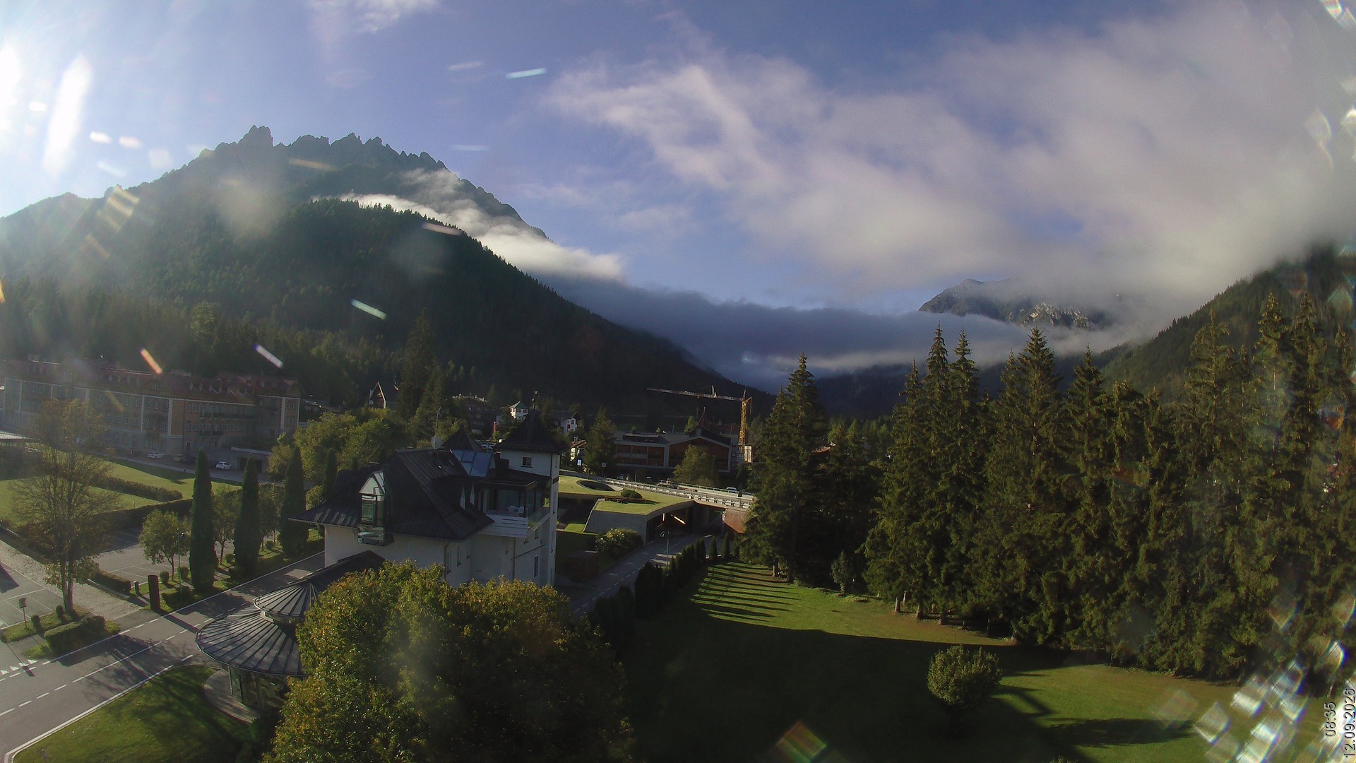 Archiv Foto Webcam Apparthotel Germania – Blick auf das Höhlensteintal