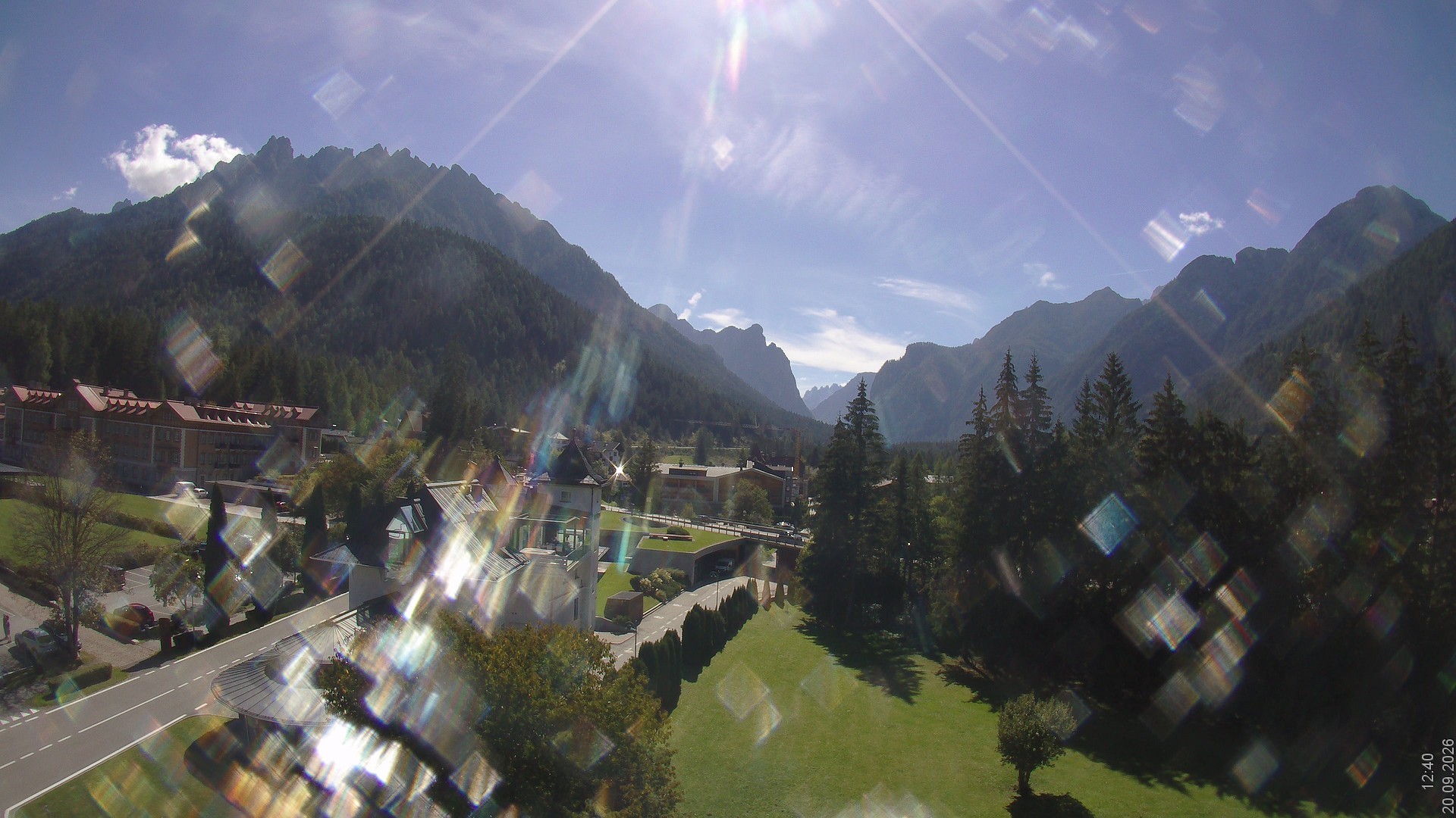Archiv Foto Webcam Apparthotel Germania – Blick auf das Höhlensteintal