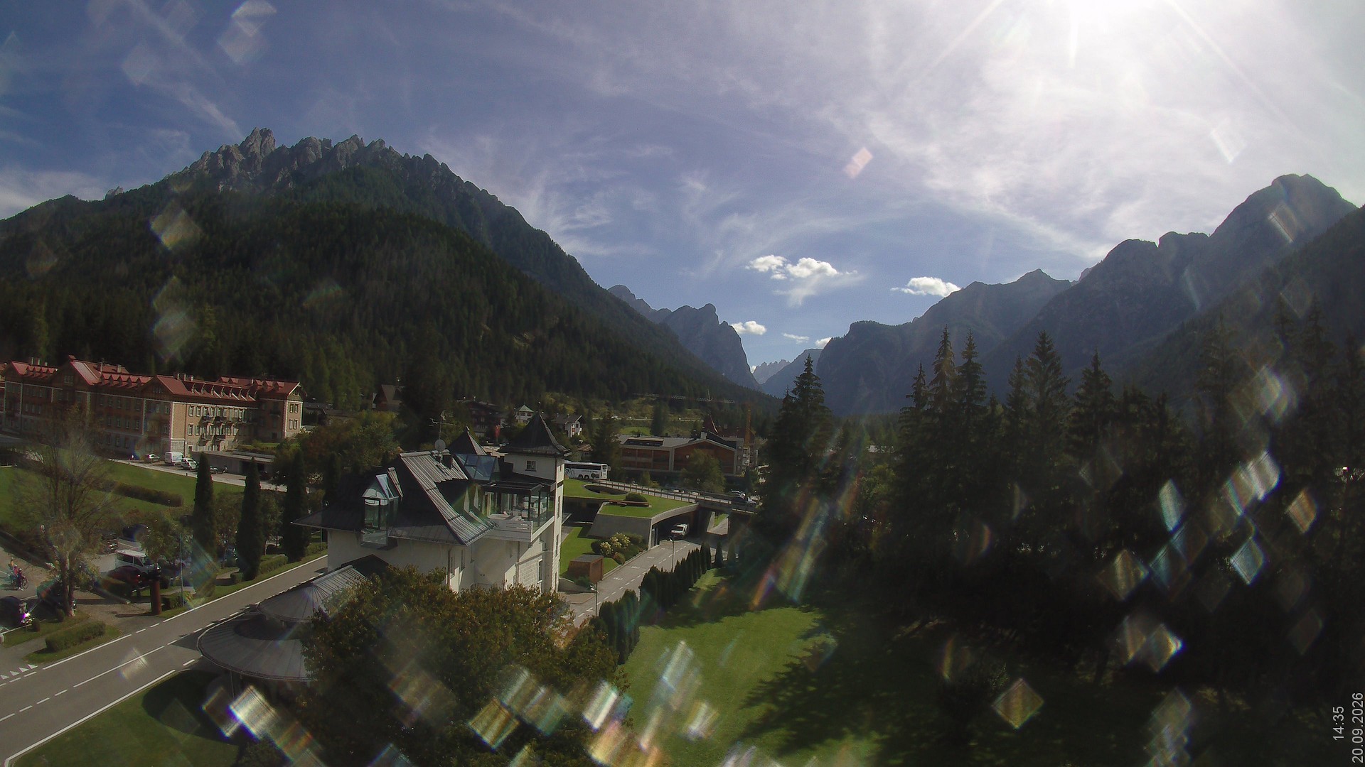 Archiv Foto Webcam Apparthotel Germania – Blick auf das Höhlensteintal