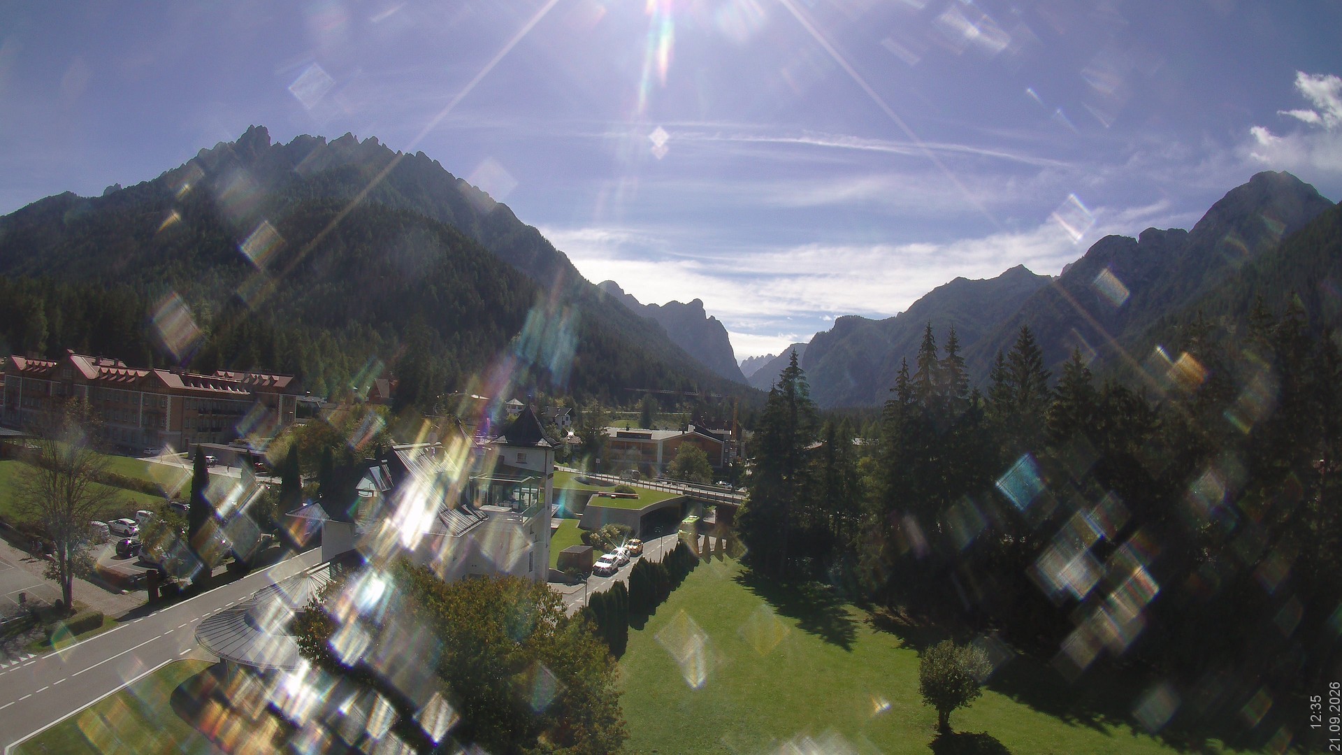 Archiv Foto Webcam Apparthotel Germania – Blick auf das Höhlensteintal