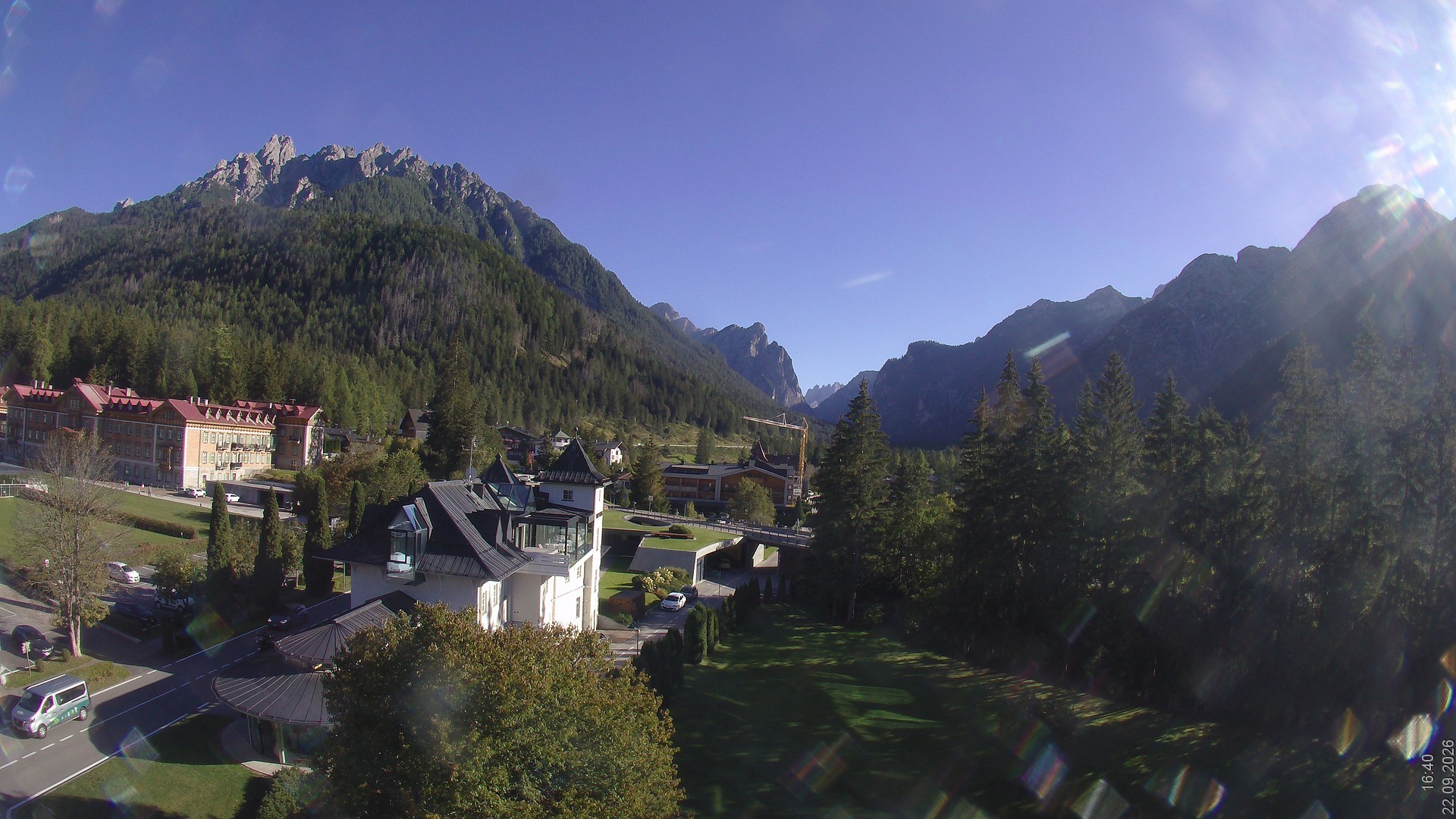 Archiv Foto Webcam Apparthotel Germania – Blick auf das Höhlensteintal