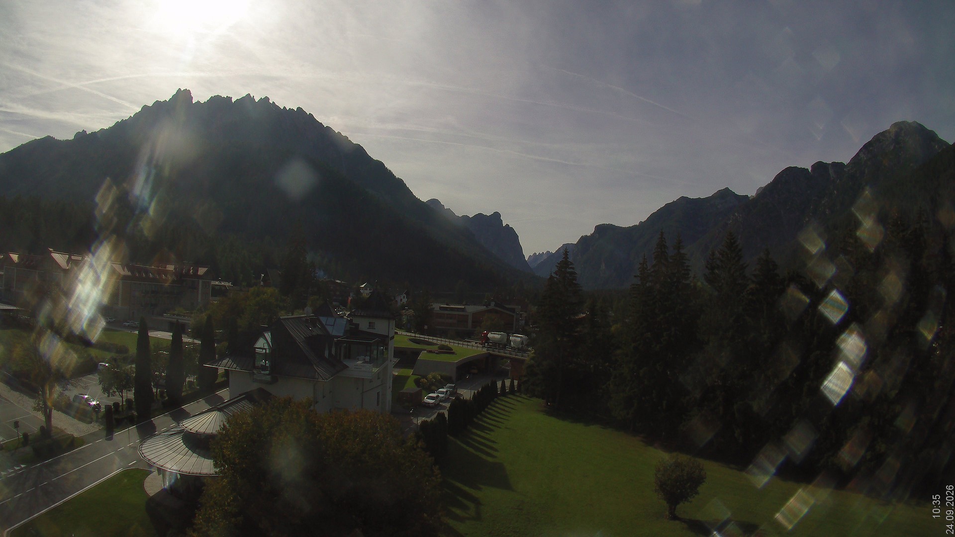 Archiv Foto Webcam Apparthotel Germania – Blick auf das Höhlensteintal