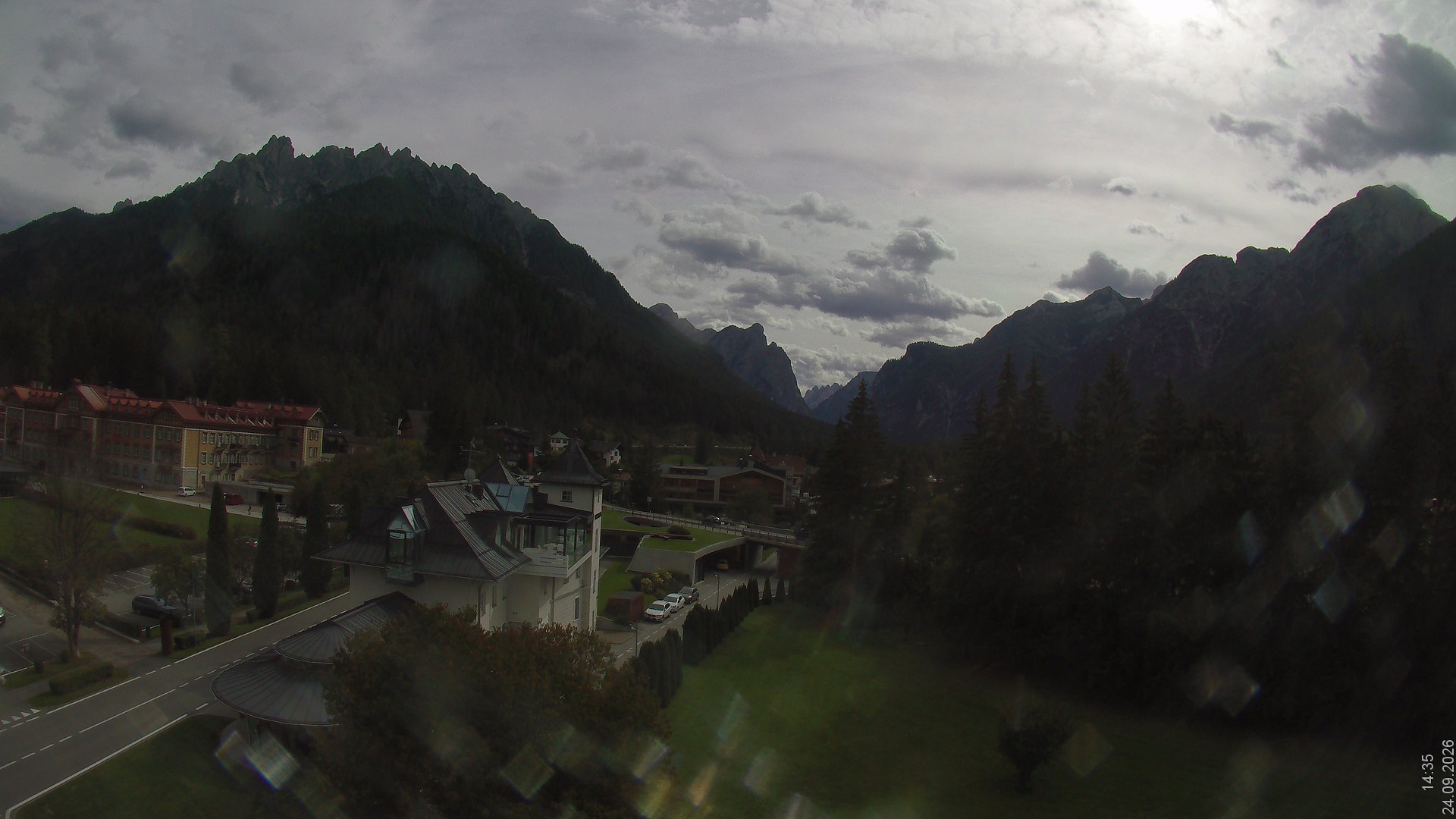 Archived image Webcam Apparthotel Germania - Höhlenstein Valley