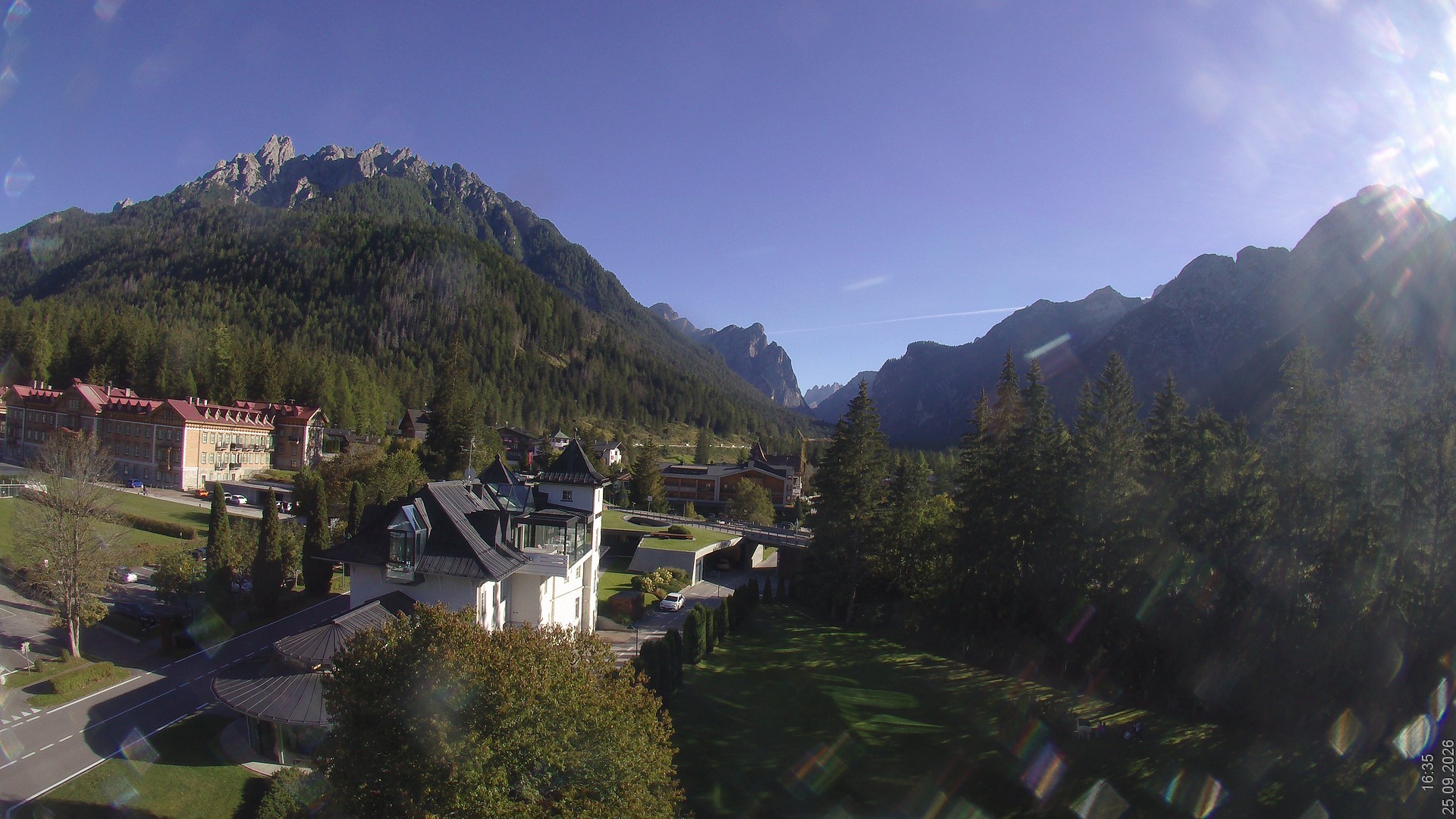 Archived image Webcam Apparthotel Germania - Höhlenstein Valley