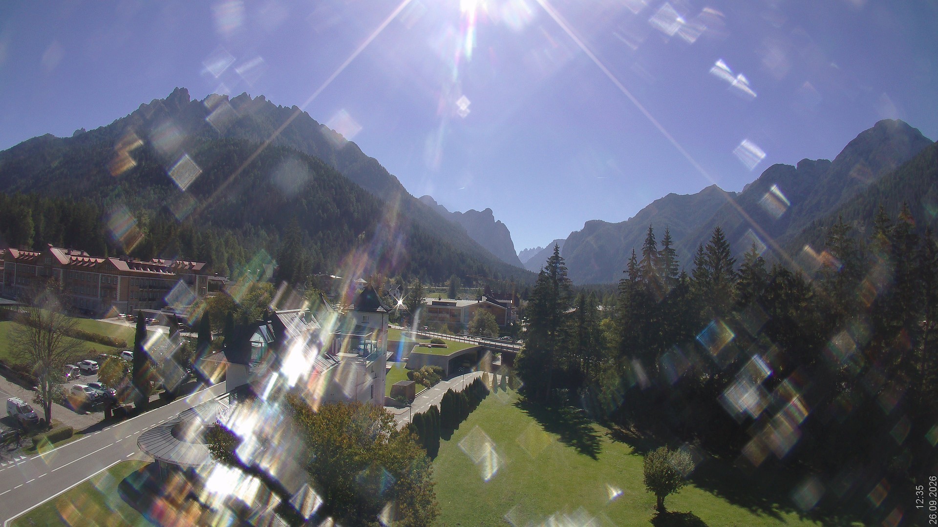 Archiv Foto Webcam Apparthotel Germania – Blick auf das Höhlensteintal
