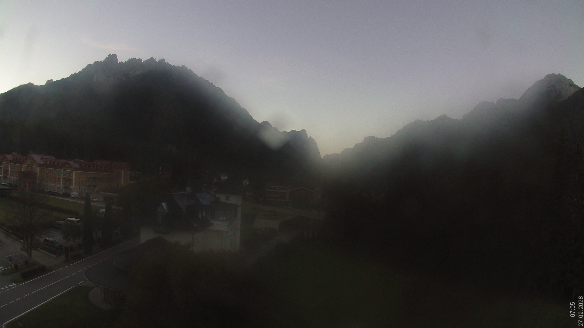 Archiv Foto Webcam Apparthotel Germania – Blick auf das Höhlensteintal