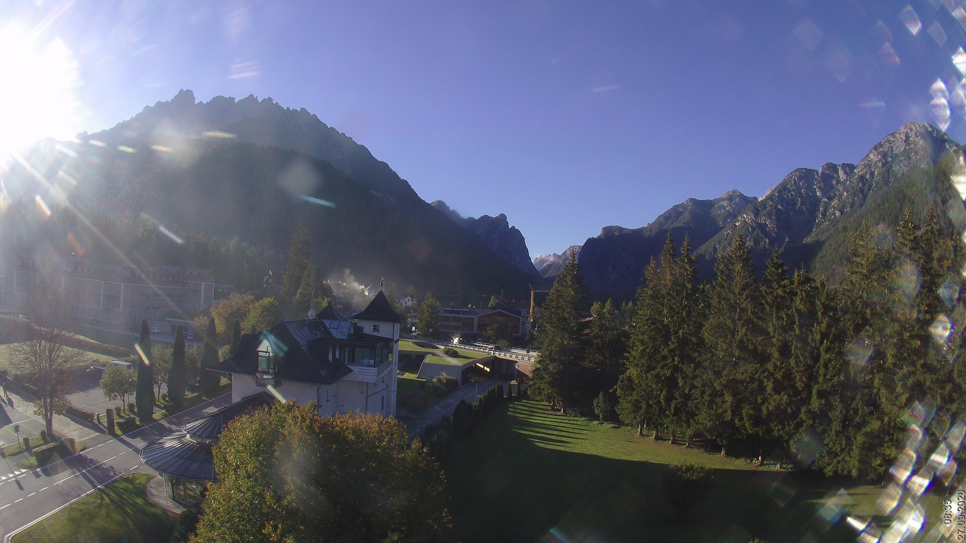 Archiv Foto Webcam Apparthotel Germania – Blick auf das Höhlensteintal