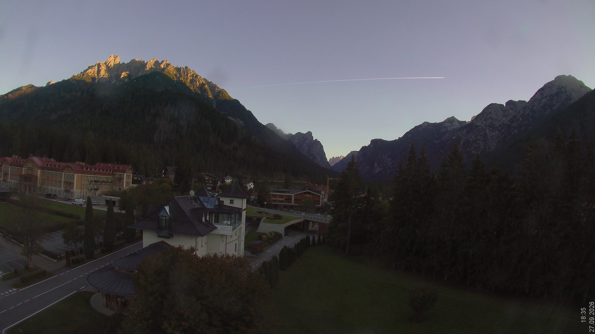 Archiv Foto Webcam Apparthotel Germania – Blick auf das Höhlensteintal