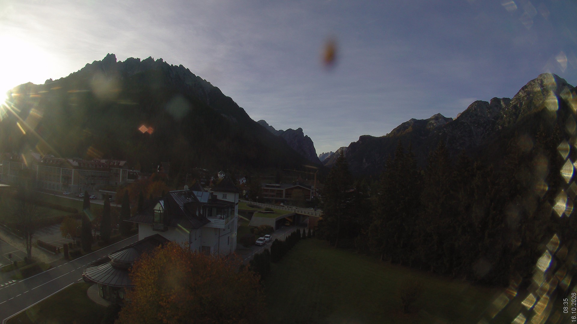 Archived image Webcam Apparthotel Germania - Höhlenstein Valley