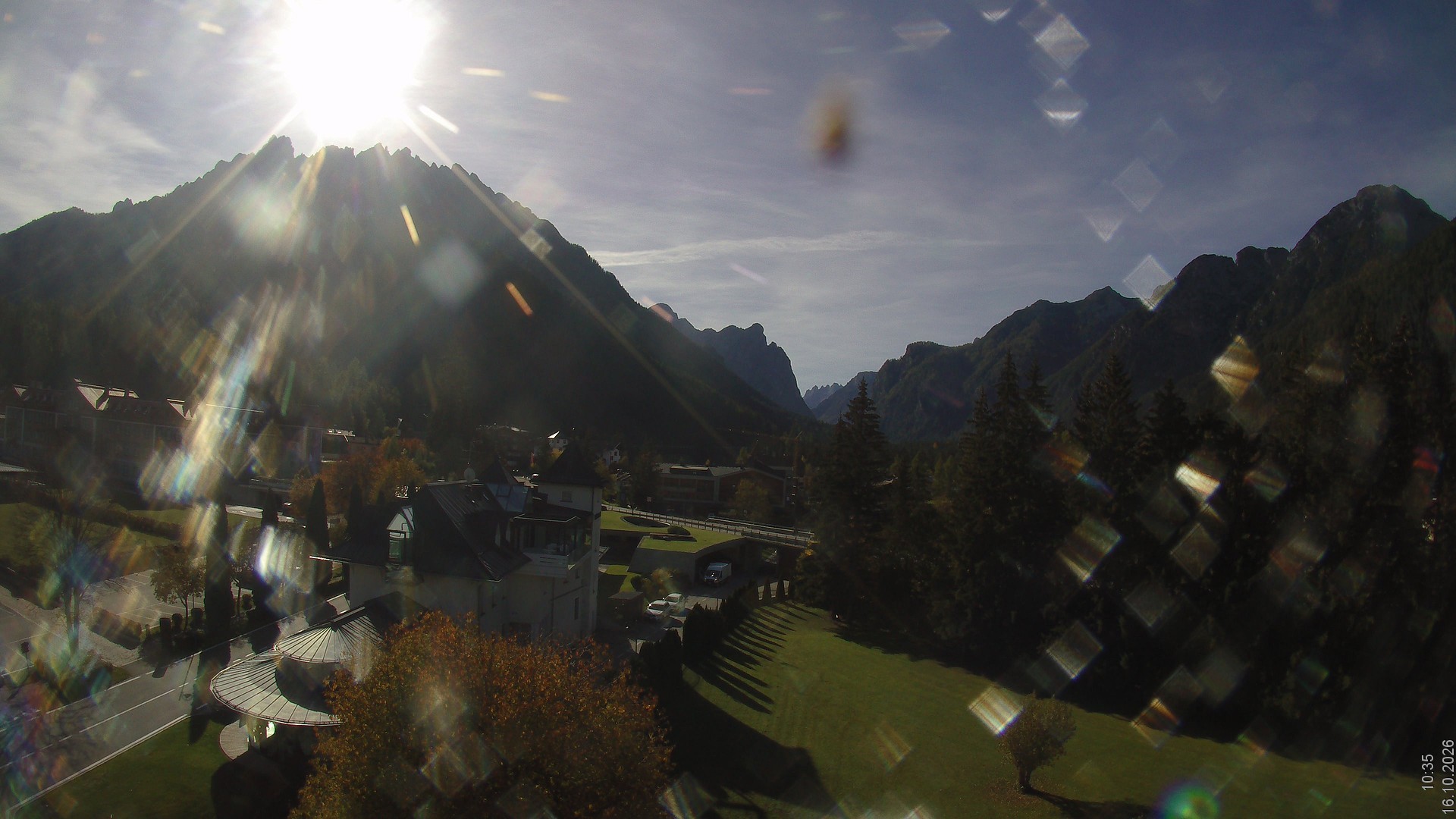 Archived image Webcam Apparthotel Germania - Höhlenstein Valley