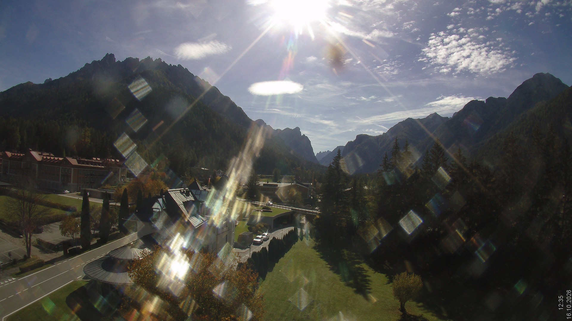 Archived image Webcam Apparthotel Germania - Höhlenstein Valley