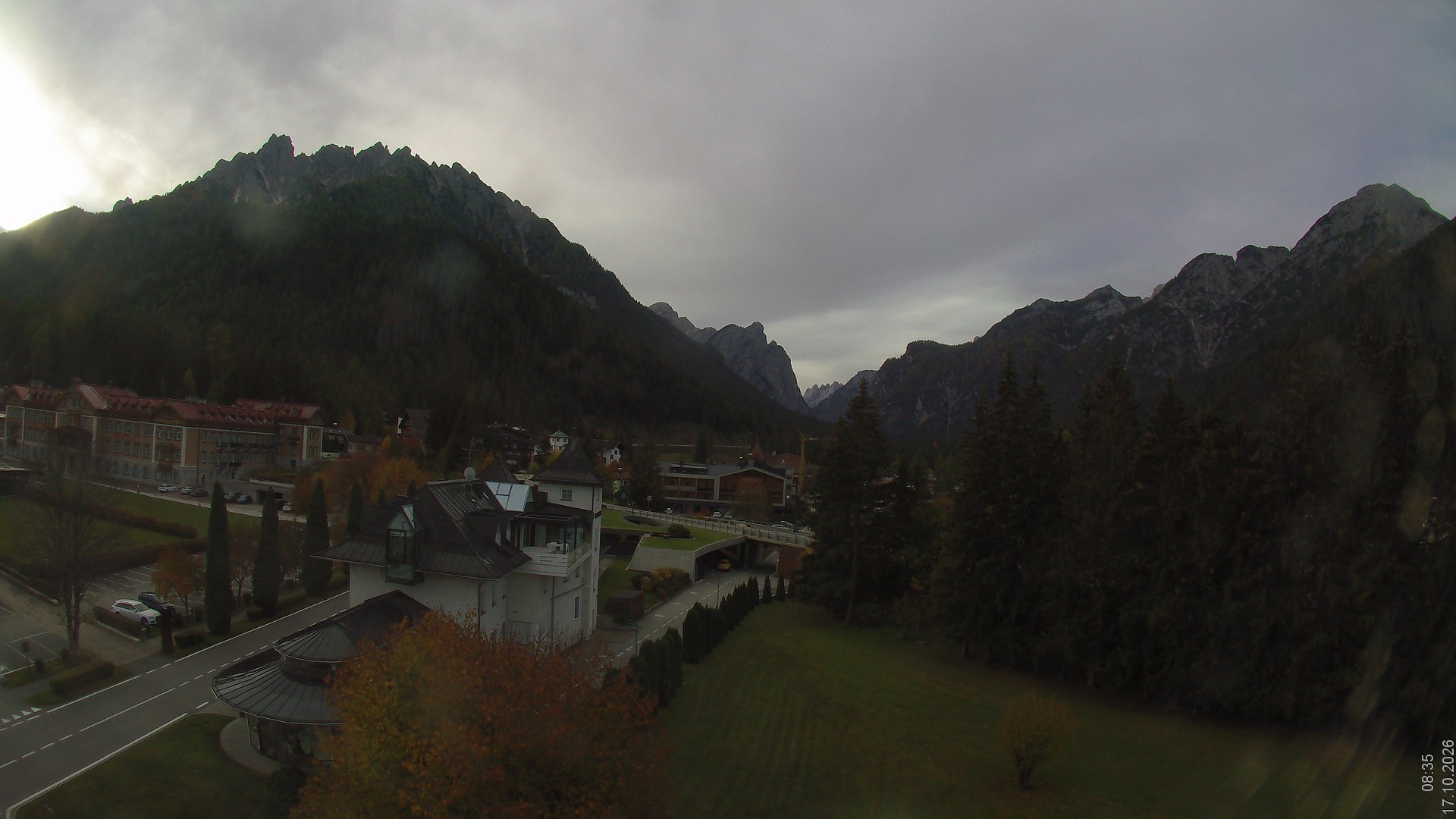 Archiv Foto Webcam Apparthotel Germania – Blick auf das Höhlensteintal