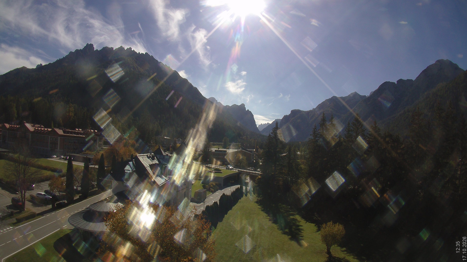 Archiv Foto Webcam Apparthotel Germania – Blick auf das Höhlensteintal