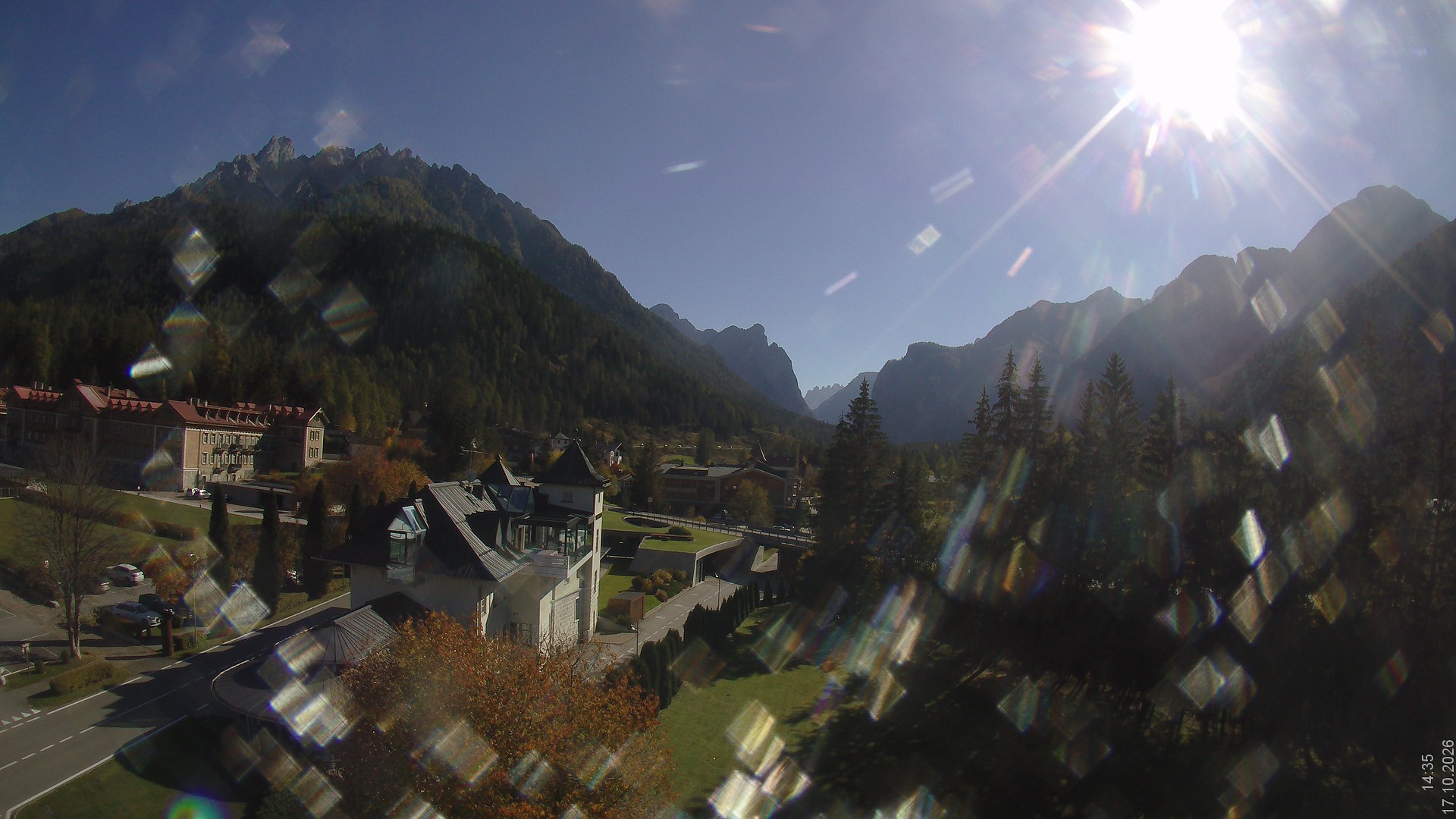 Archiv Foto Webcam Apparthotel Germania – Blick auf das Höhlensteintal