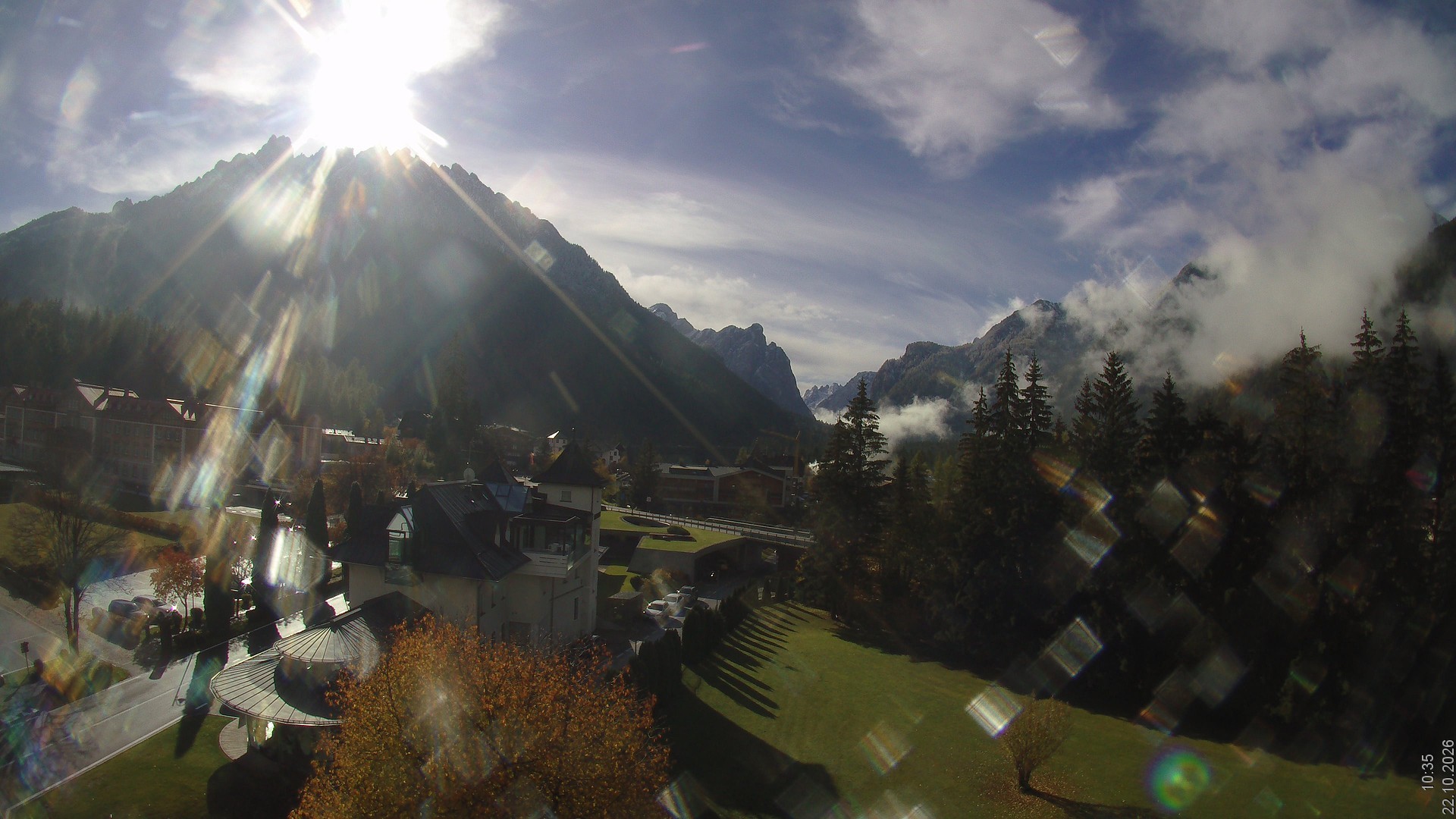 Archiv Foto Webcam Apparthotel Germania – Blick auf das Höhlensteintal