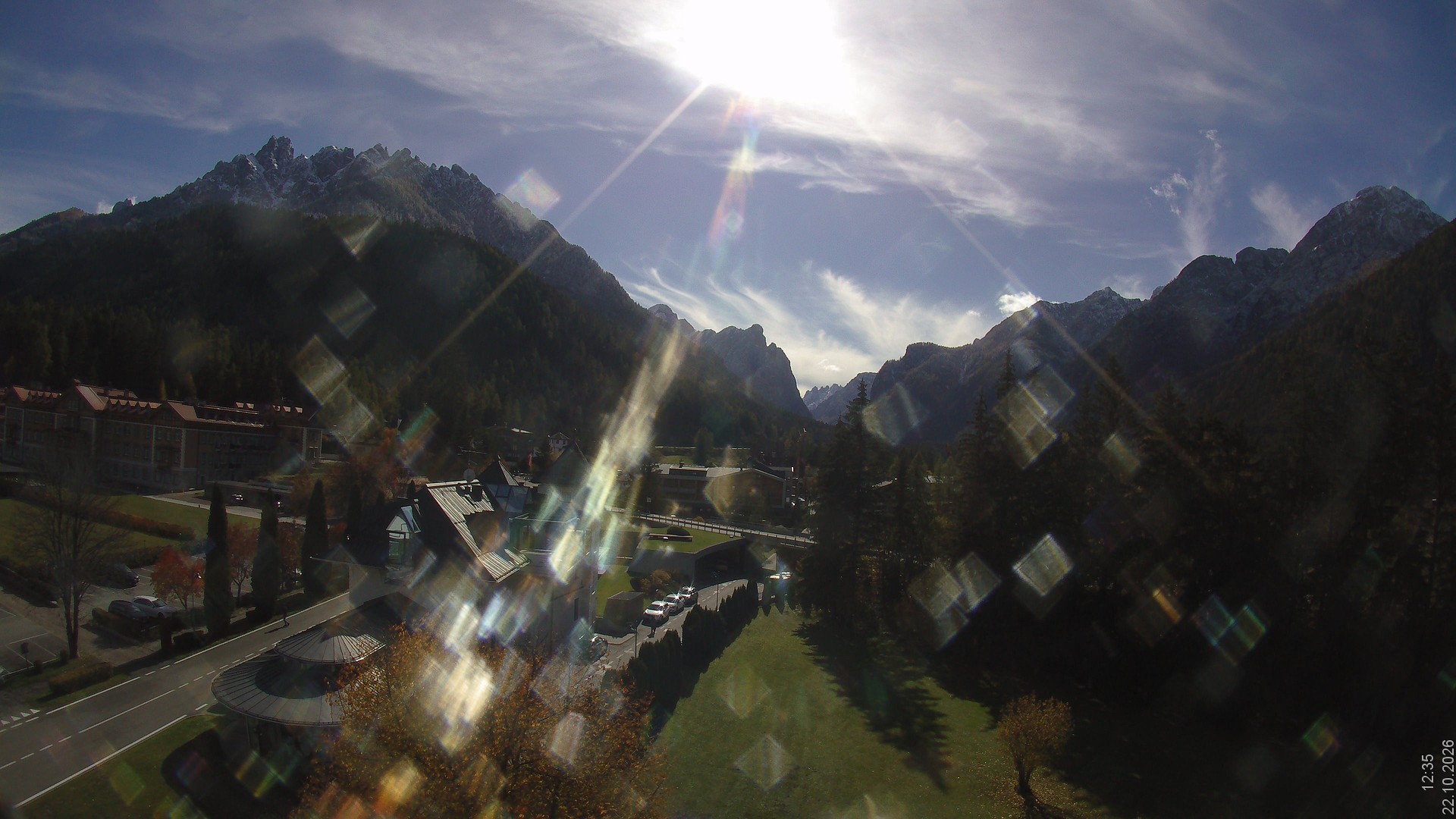 Archiv Foto Webcam Apparthotel Germania – Blick auf das Höhlensteintal