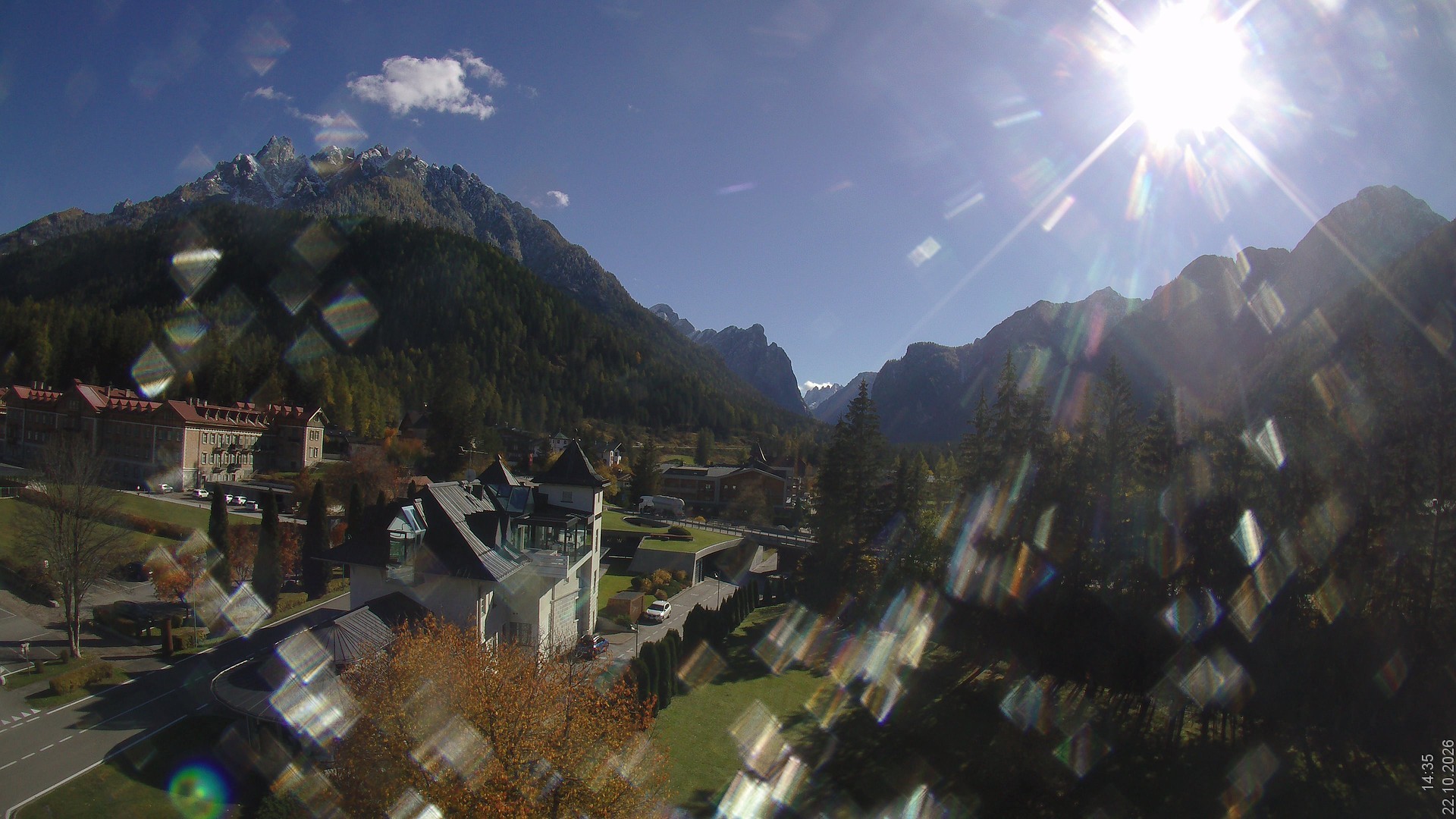 Archiv Foto Webcam Apparthotel Germania – Blick auf das Höhlensteintal