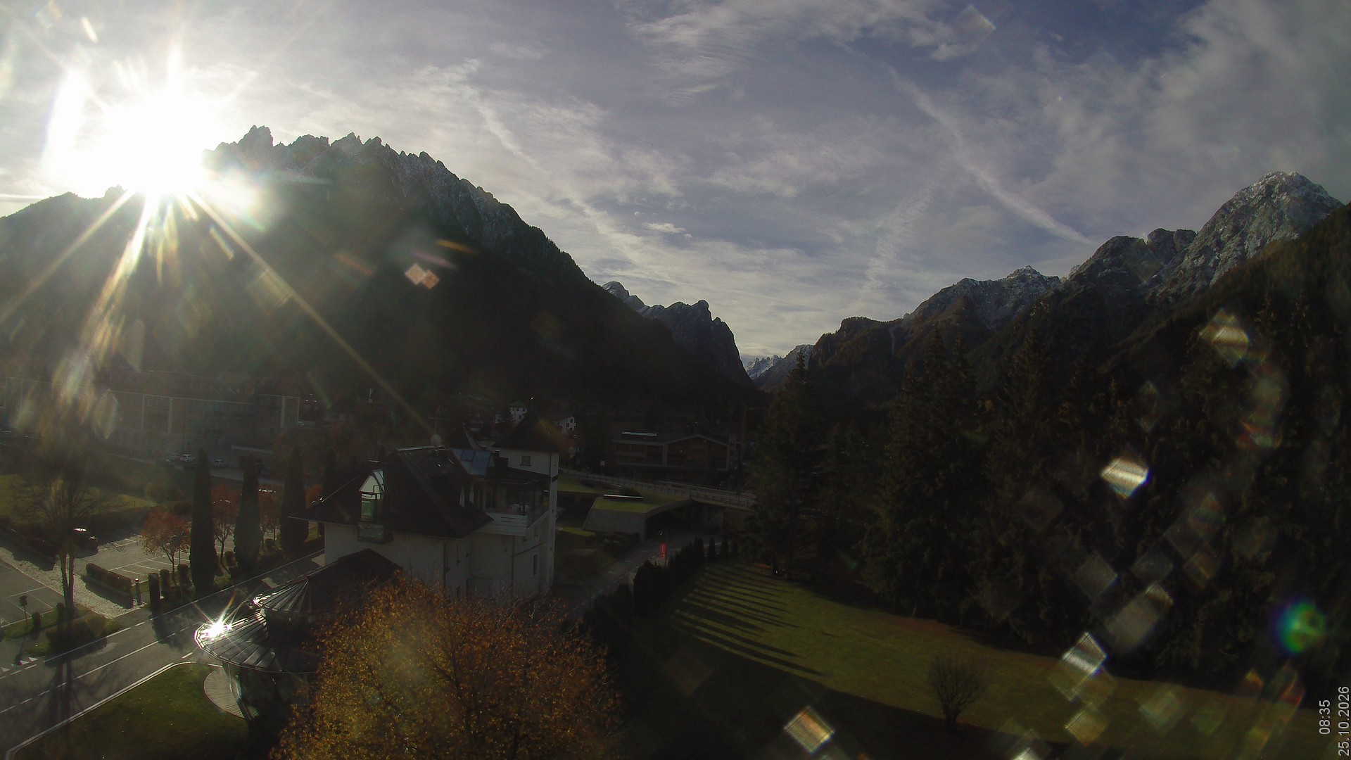Archiv Foto Webcam Apparthotel Germania – Blick auf das Höhlensteintal