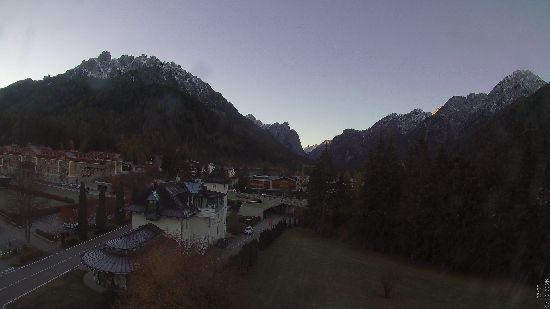 Archived image Webcam Apparthotel Germania - Höhlenstein Valley