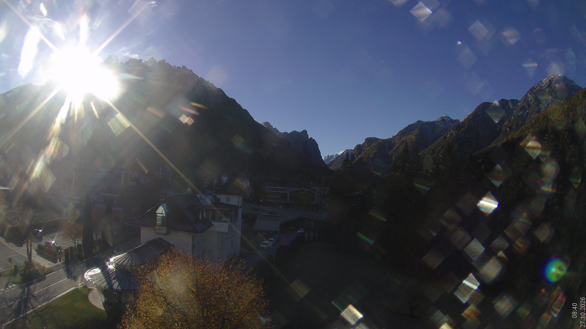 Archived image Webcam Apparthotel Germania - Höhlenstein Valley