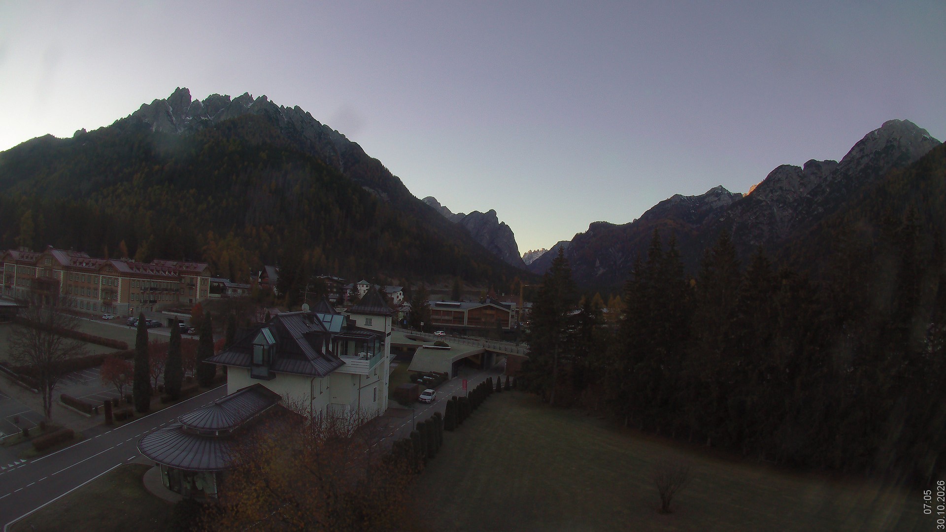 Archived image Webcam Apparthotel Germania - Höhlenstein Valley