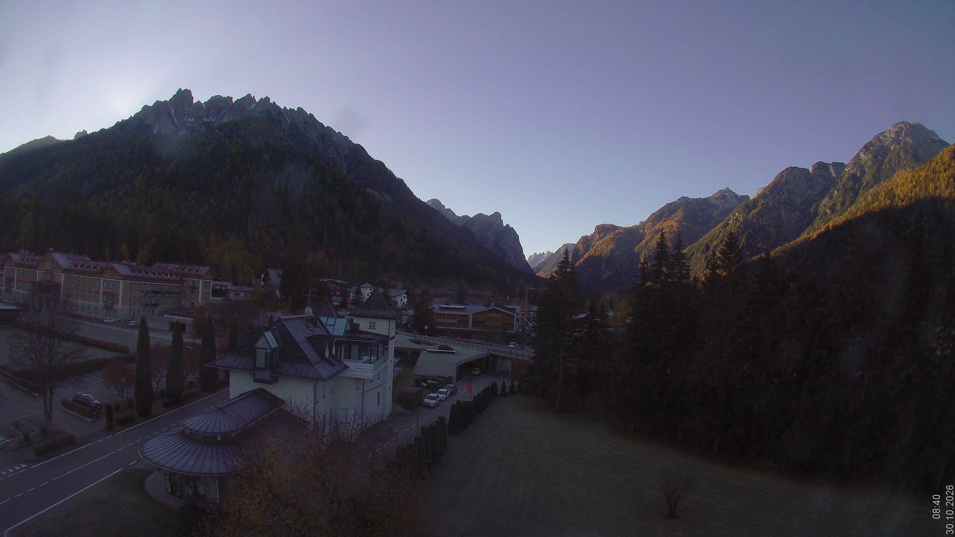 Archived image Webcam Apparthotel Germania - Höhlenstein Valley
