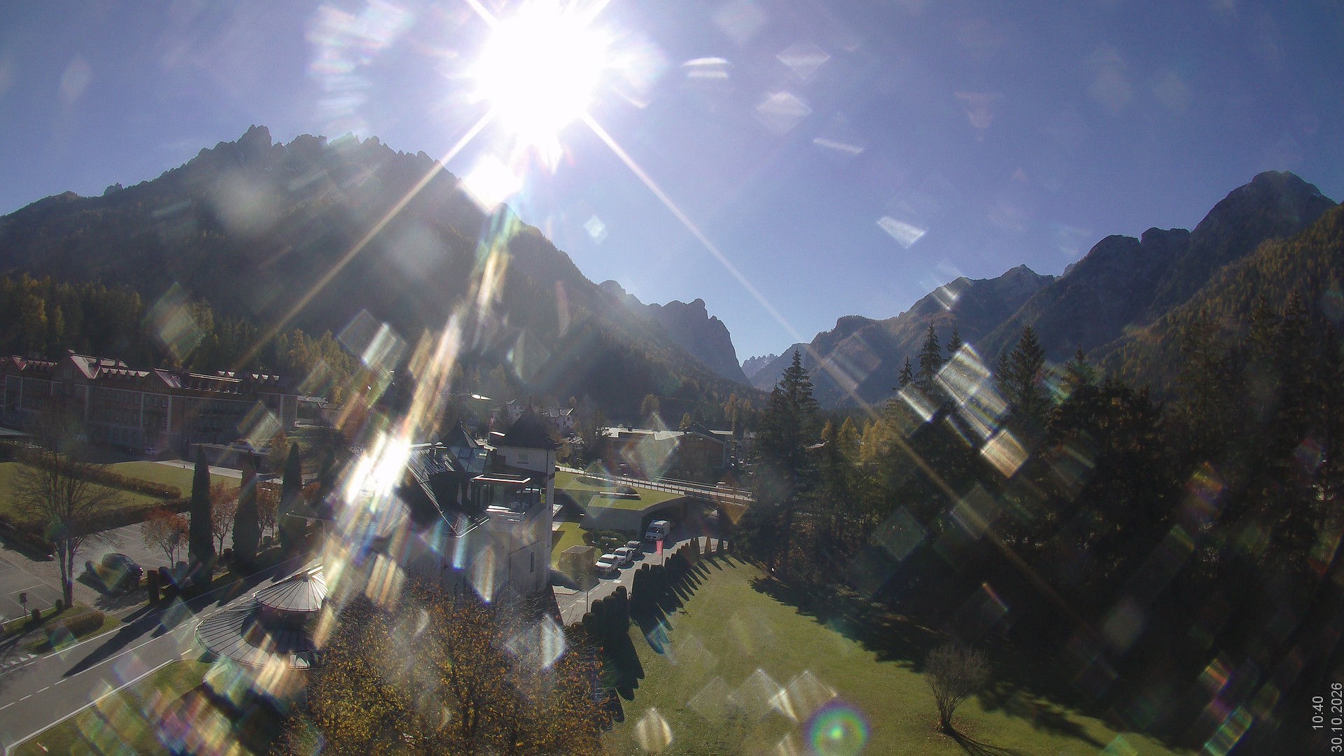 Archived image Webcam Apparthotel Germania - Höhlenstein Valley
