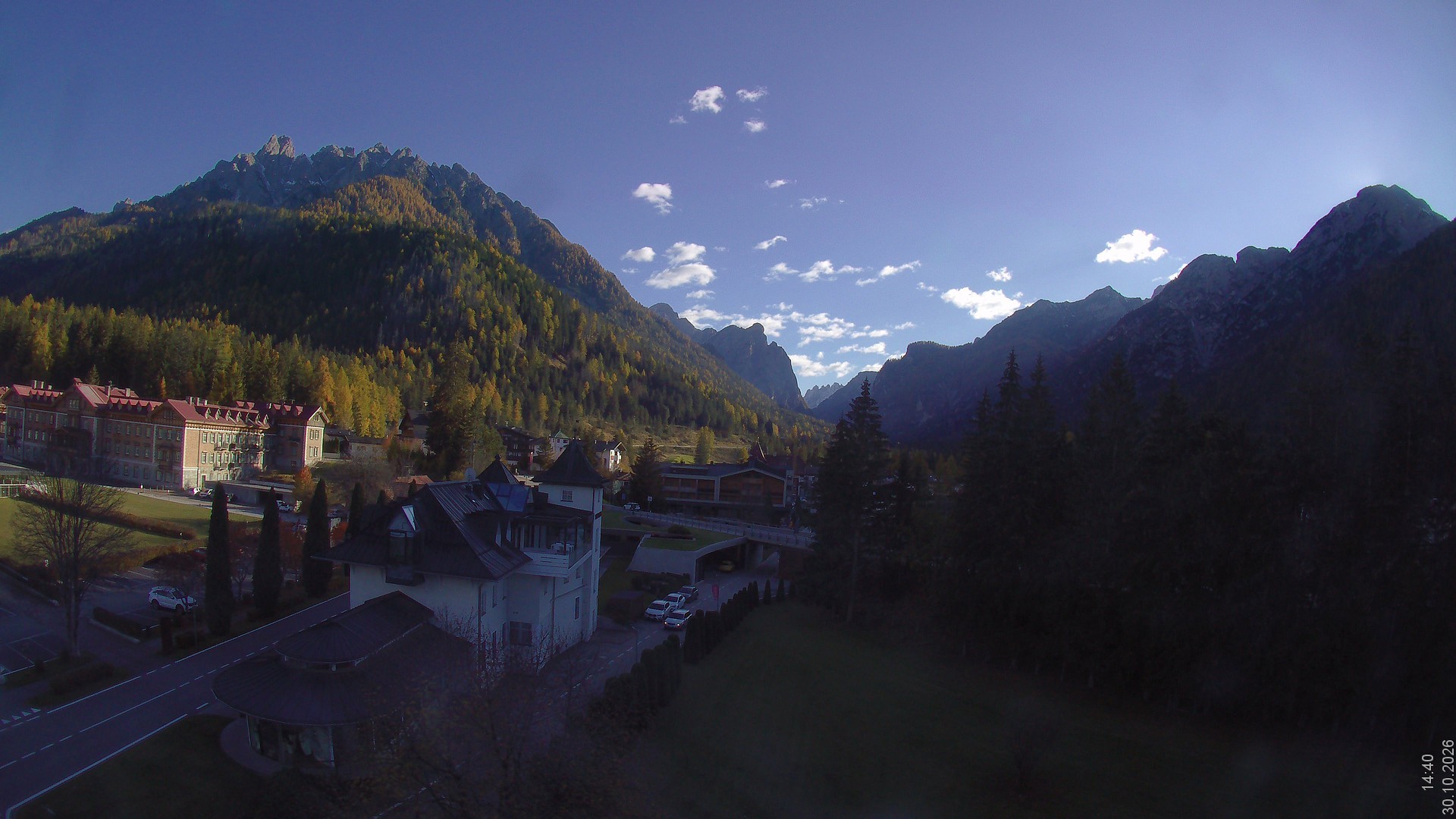 Archived image Webcam Apparthotel Germania - Höhlenstein Valley