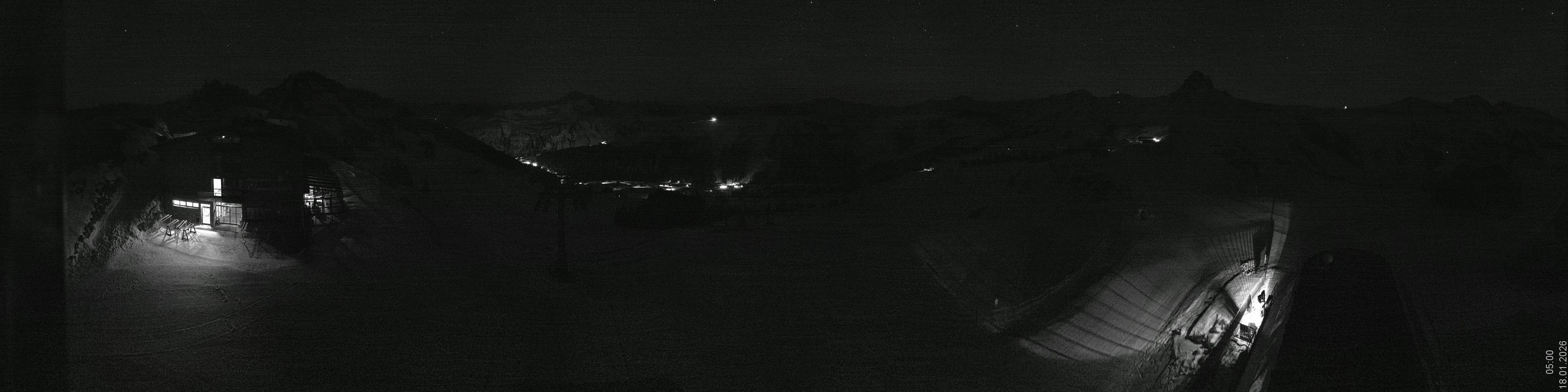 Archiv Foto Panorama Webcam Damüls an der Elsenalpstube