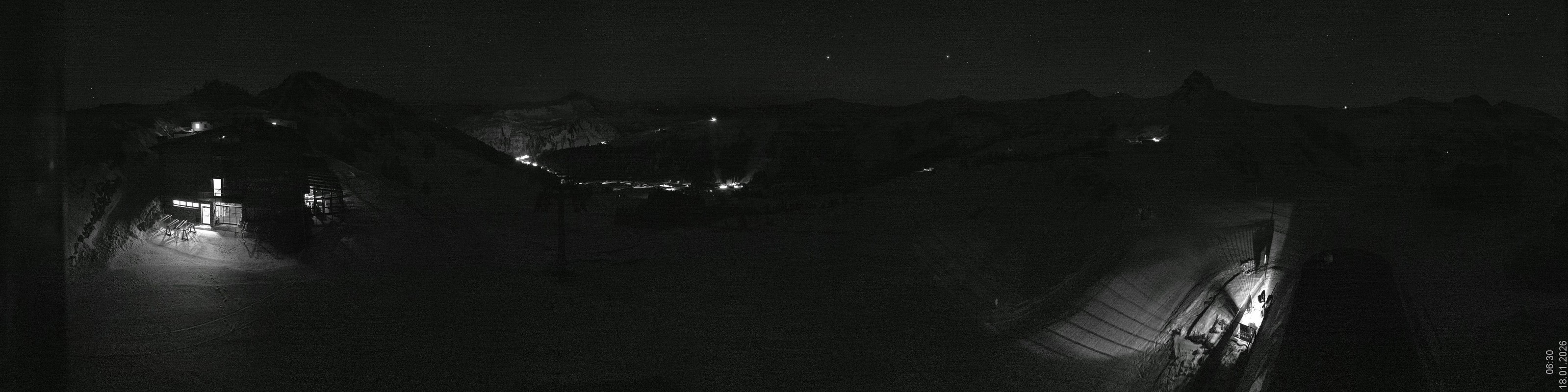 Archiv Foto Panorama Webcam Damüls an der Elsenalpstube