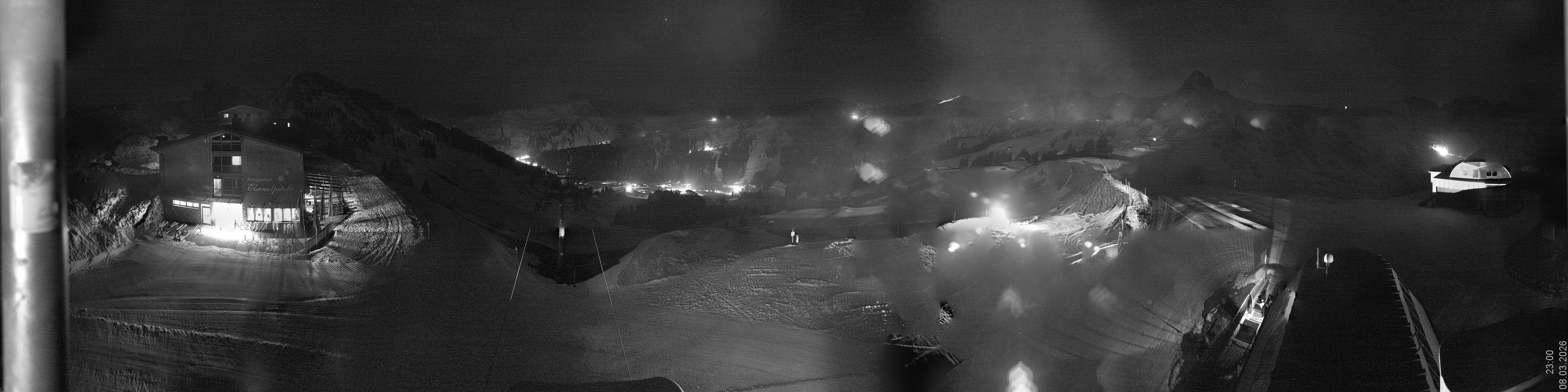 Archiv Foto Panorama Webcam Damüls an der Elsenalpstube