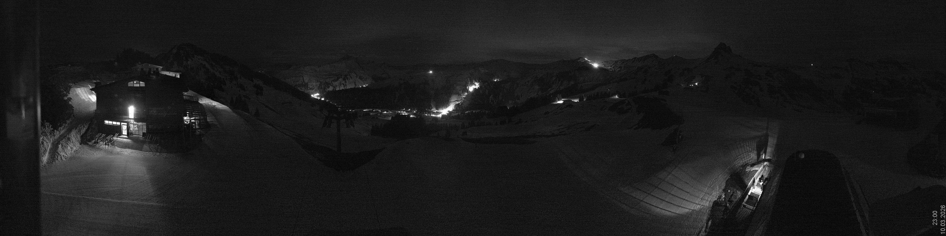 Archiv Foto Panorama Webcam Damüls an der Elsenalpstube