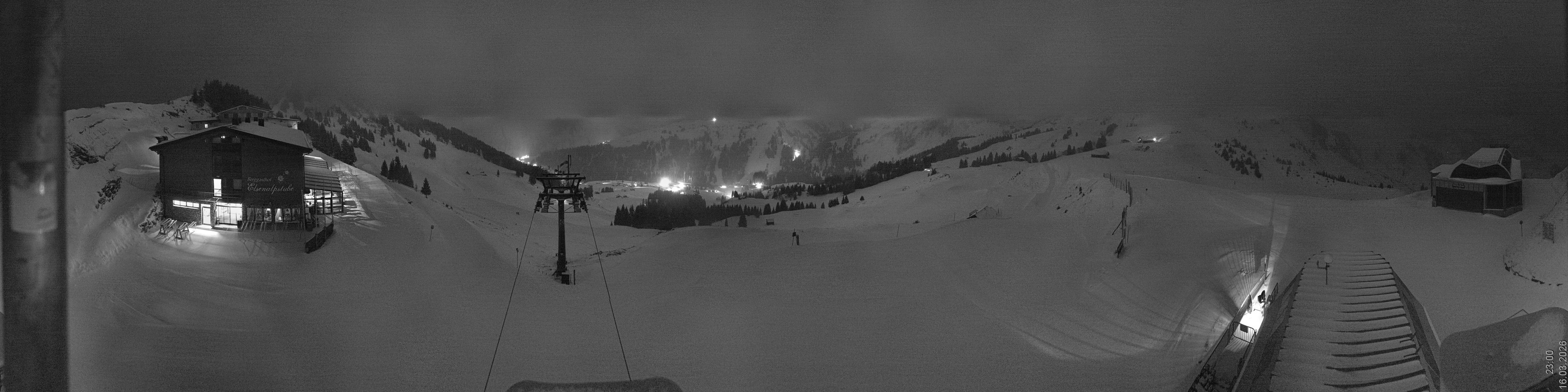 Archiv Foto Panorama Webcam Damüls an der Elsenalpstube