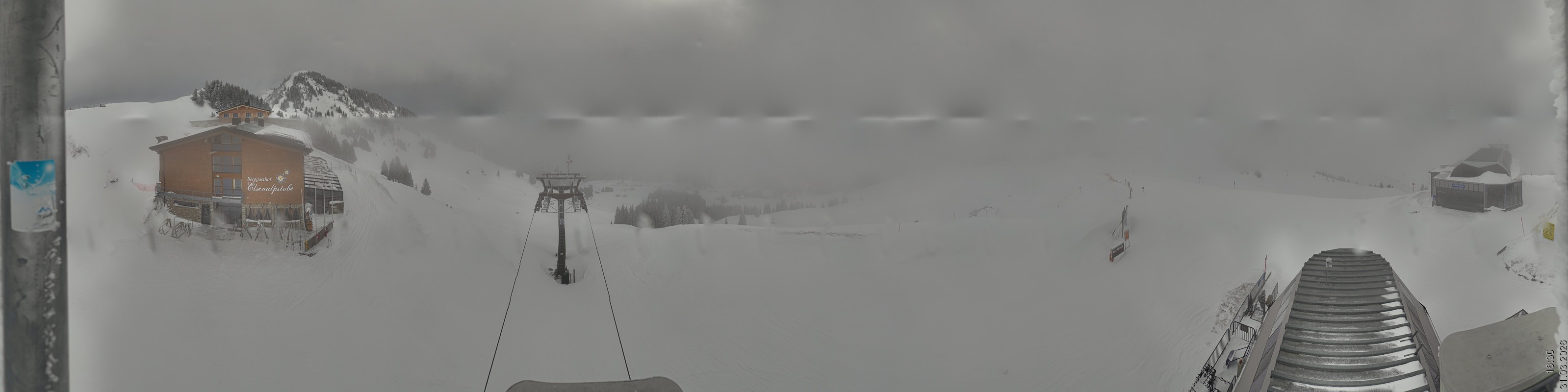 Archiv Foto Panorama Webcam Damüls an der Elsenalpstube