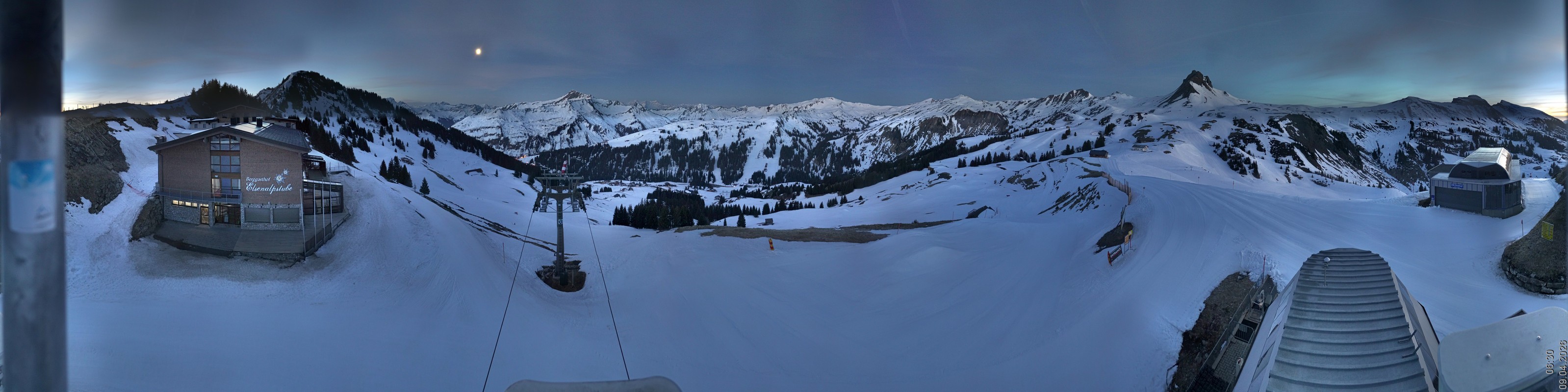 Archived image Webcam Panorama Damüls