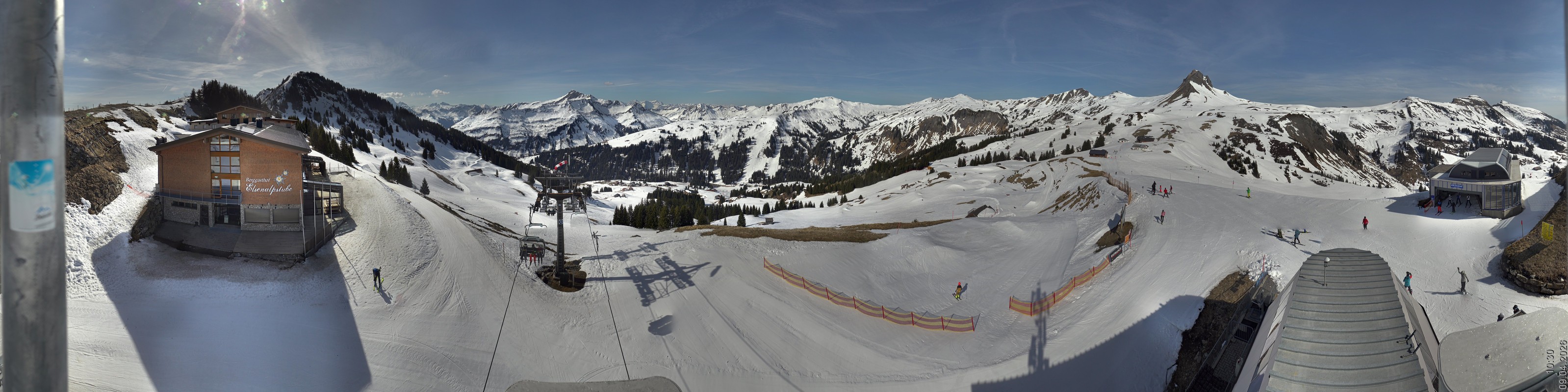 Archived image Webcam Panorama Damüls